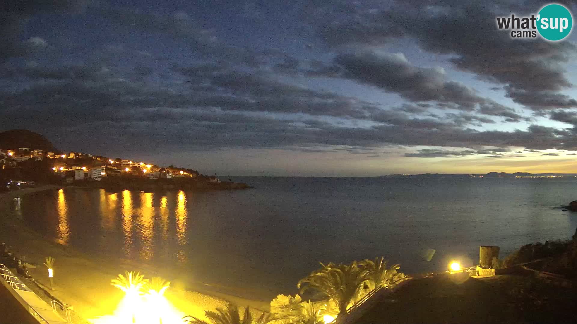 Plage de l’Almadrava Livecam Roses – Costa Brava – Espagne