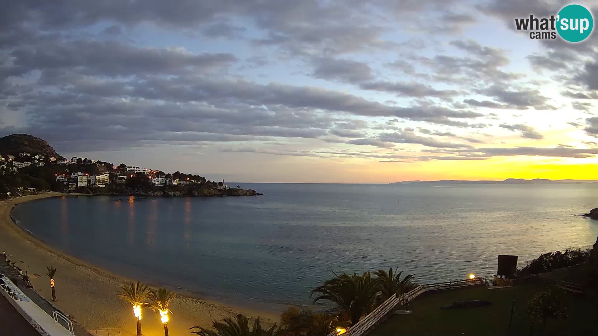 Playa de l’Almadrava camera en vivo Roses – Costa Brava – Espana