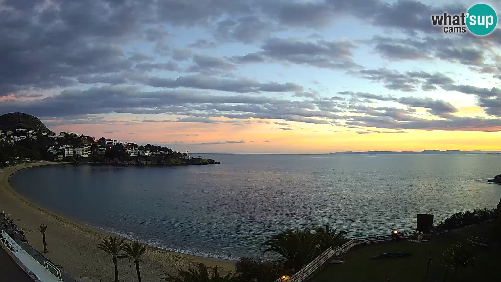 Plage de l’Almadrava Livecam Roses – Costa Brava – Espagne