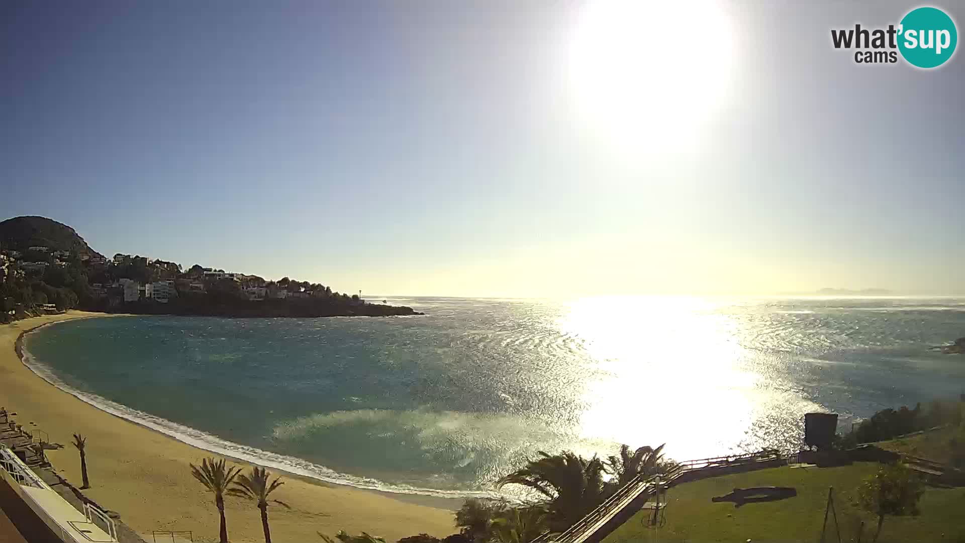 Plage de l’Almadrava Livecam Roses – Costa Brava – Espagne