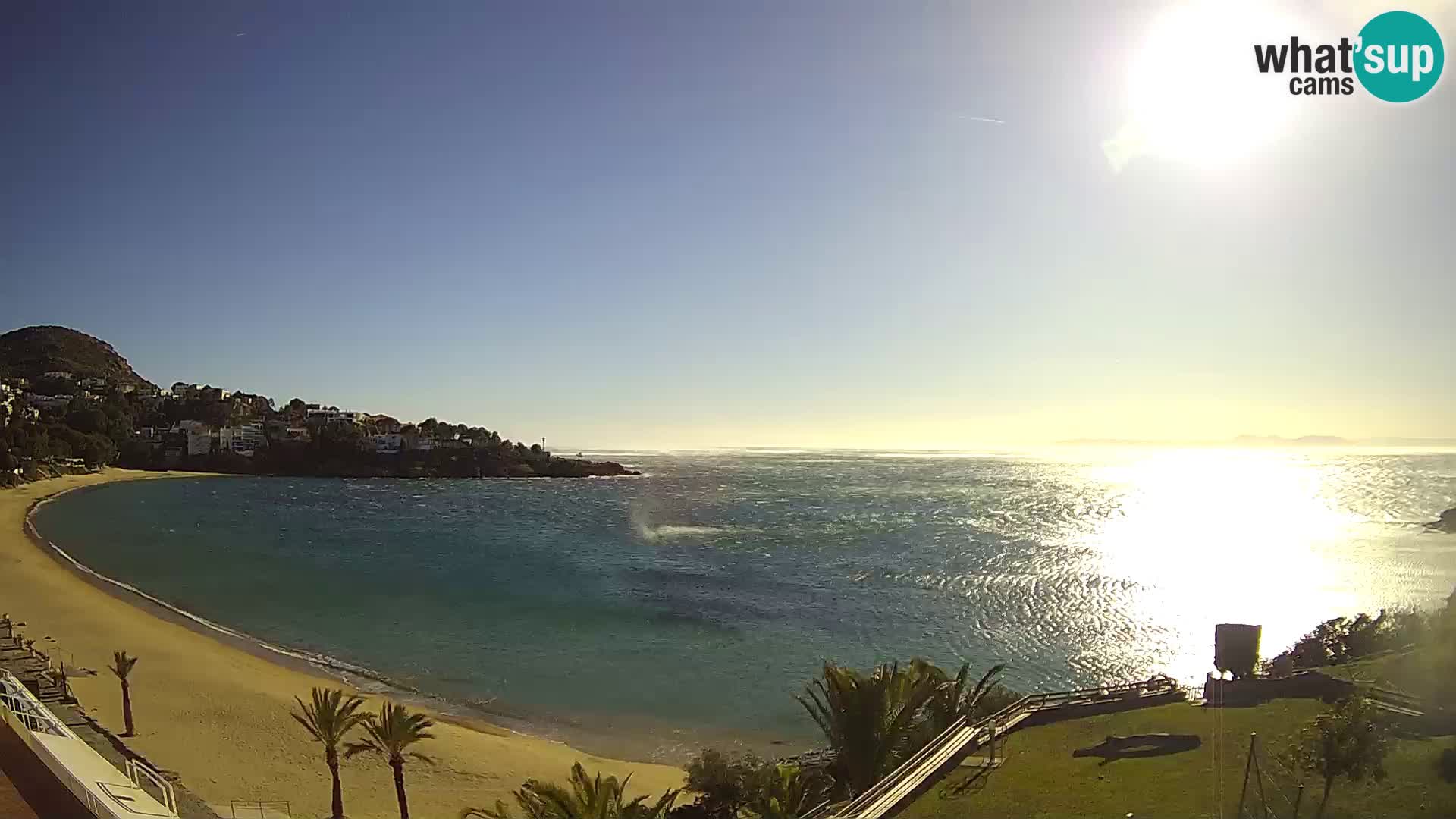 Plage de l’Almadrava Livecam Roses – Costa Brava – Espagne