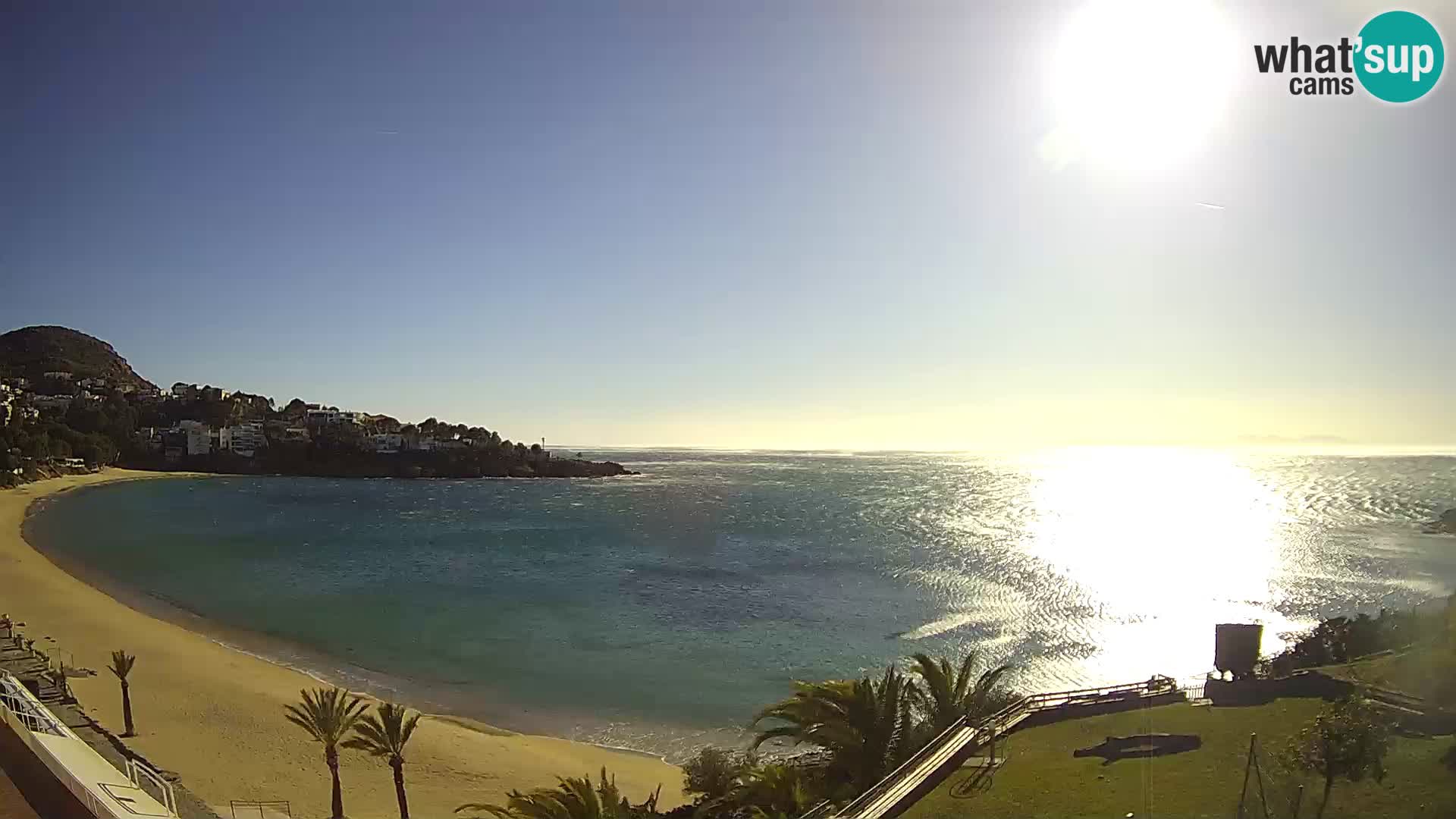 Plage de l’Almadrava Livecam Roses – Costa Brava – Espagne