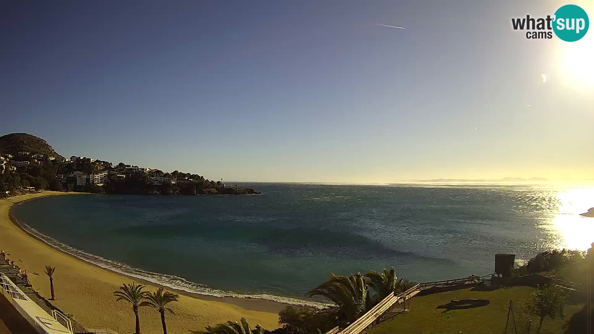 Plage de l’Almadrava Livecam Roses – Costa Brava – Espagne