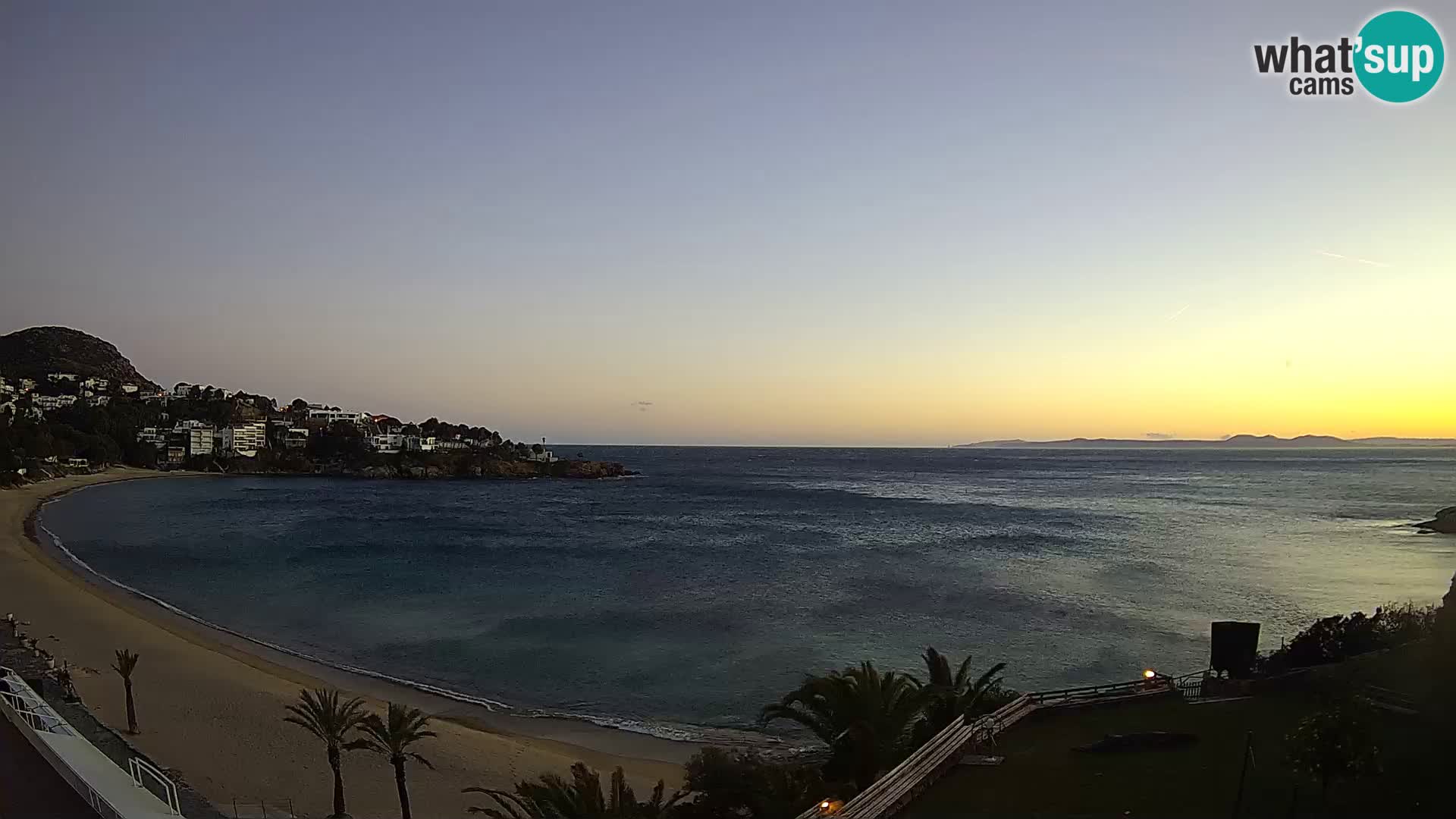 Plage de l’Almadrava Livecam Roses – Costa Brava – Espagne