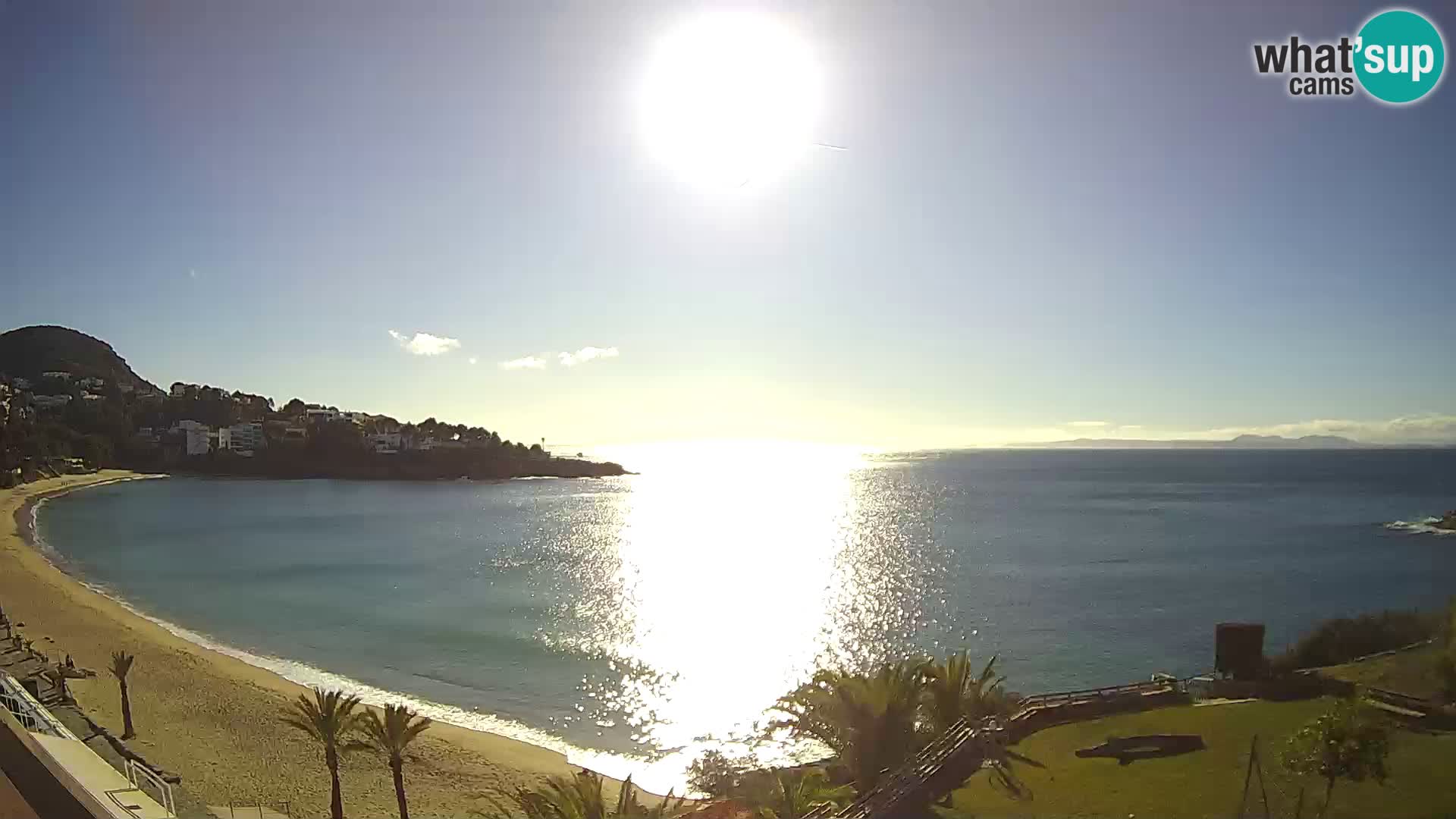 Plaža de l’Almadrava Spletna kamera Roses – Costa Brava – Španija