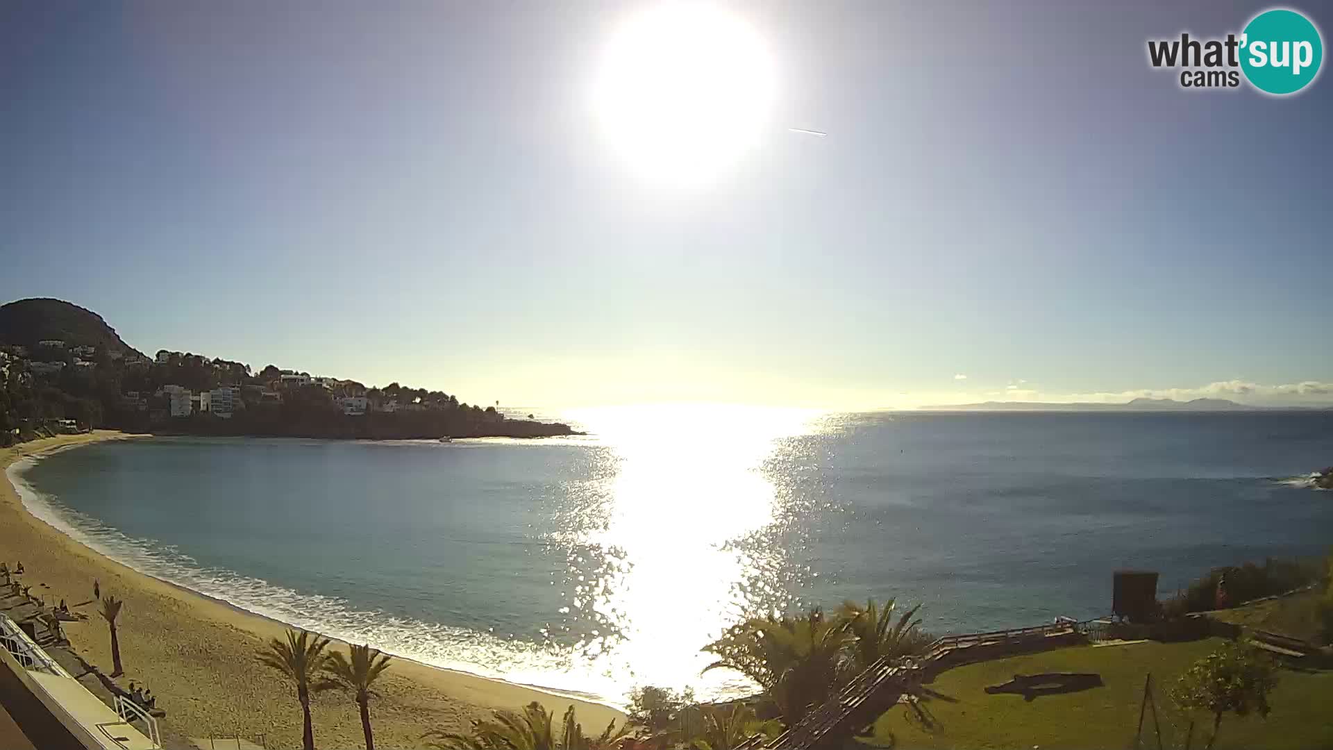 Plaža de l’Almadrava Spletna kamera Roses – Costa Brava – Španija