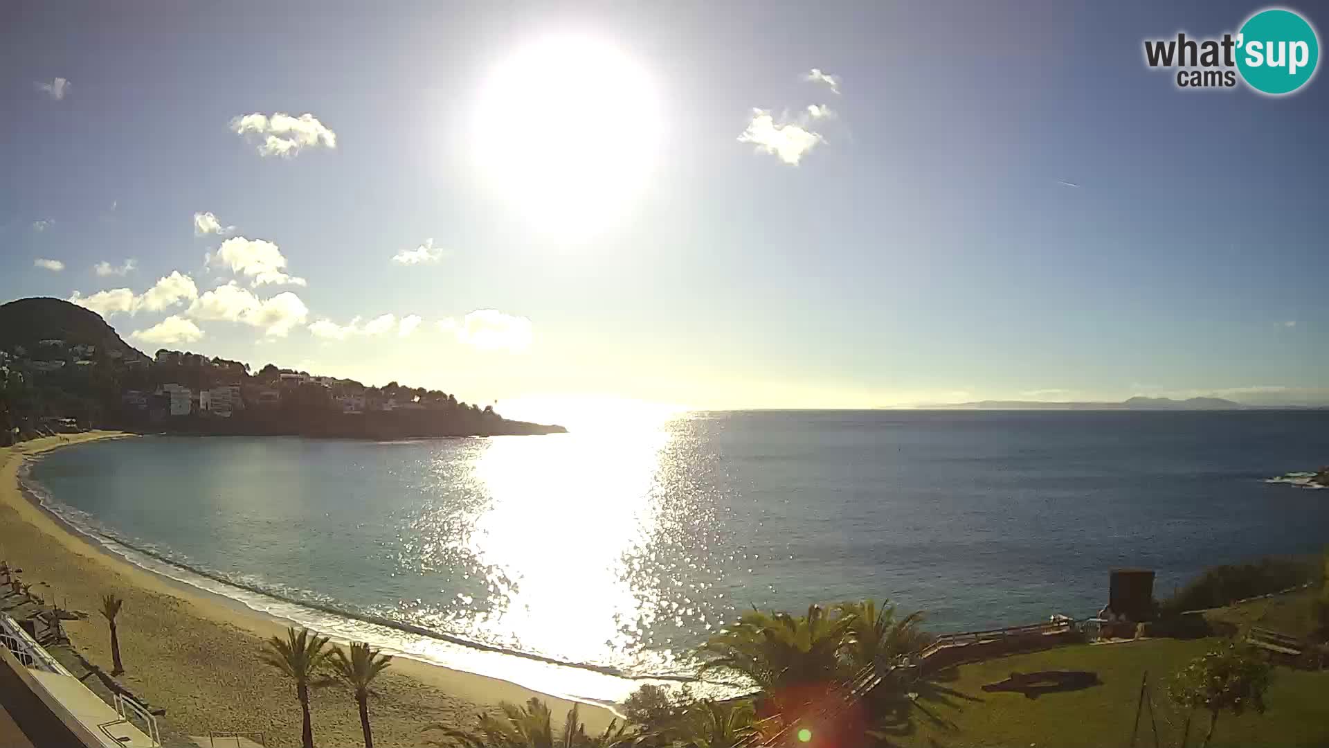 Plaža de l’Almadrava Spletna kamera Roses – Costa Brava – Španija