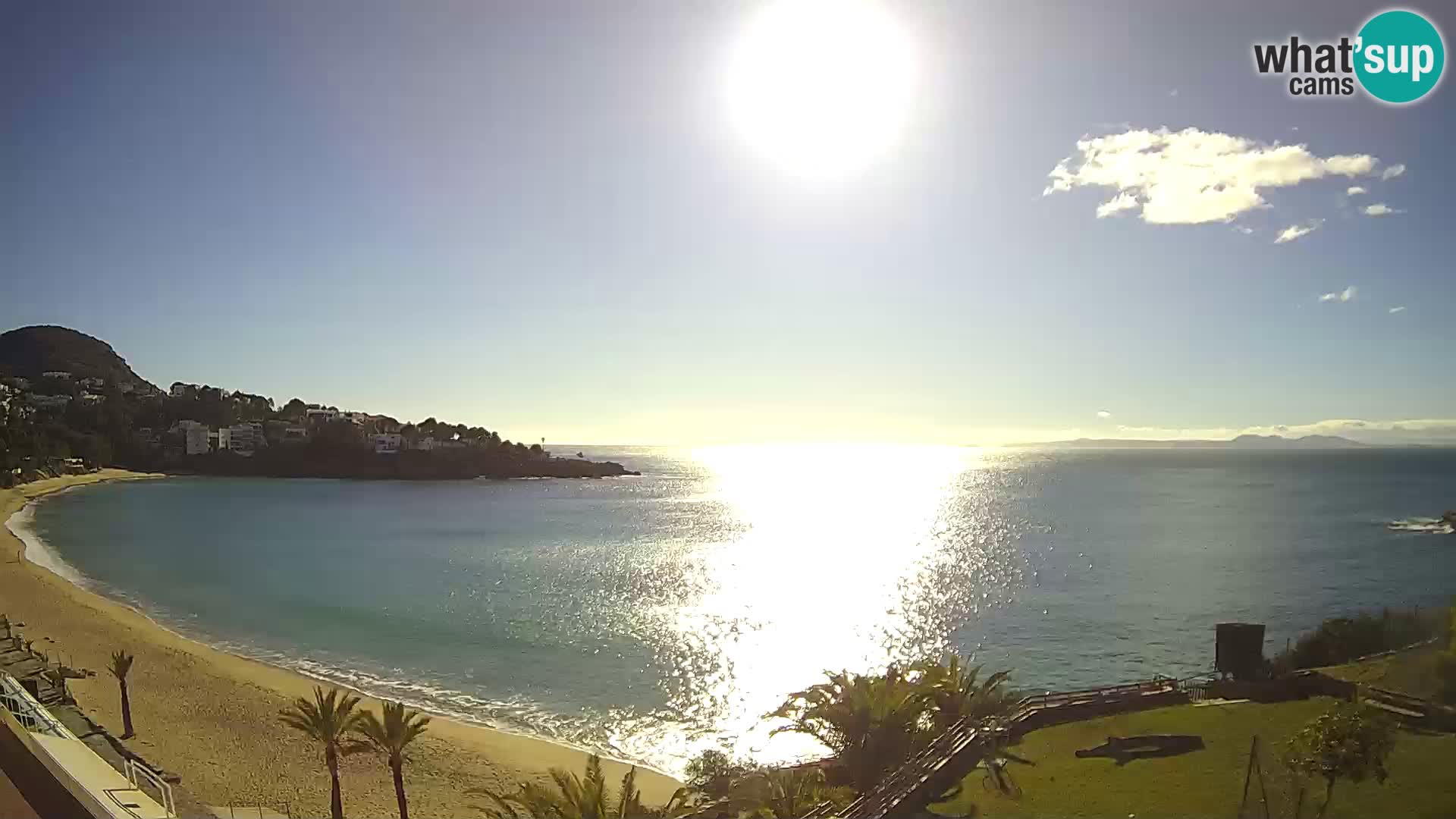 Plaža de l’Almadrava Spletna kamera Roses – Costa Brava – Španija