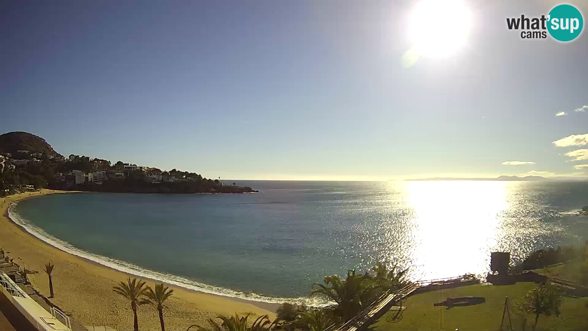 Platja de l’Almadrava Spiaggia Live Webcam Roses – Costa Brava – Spagna