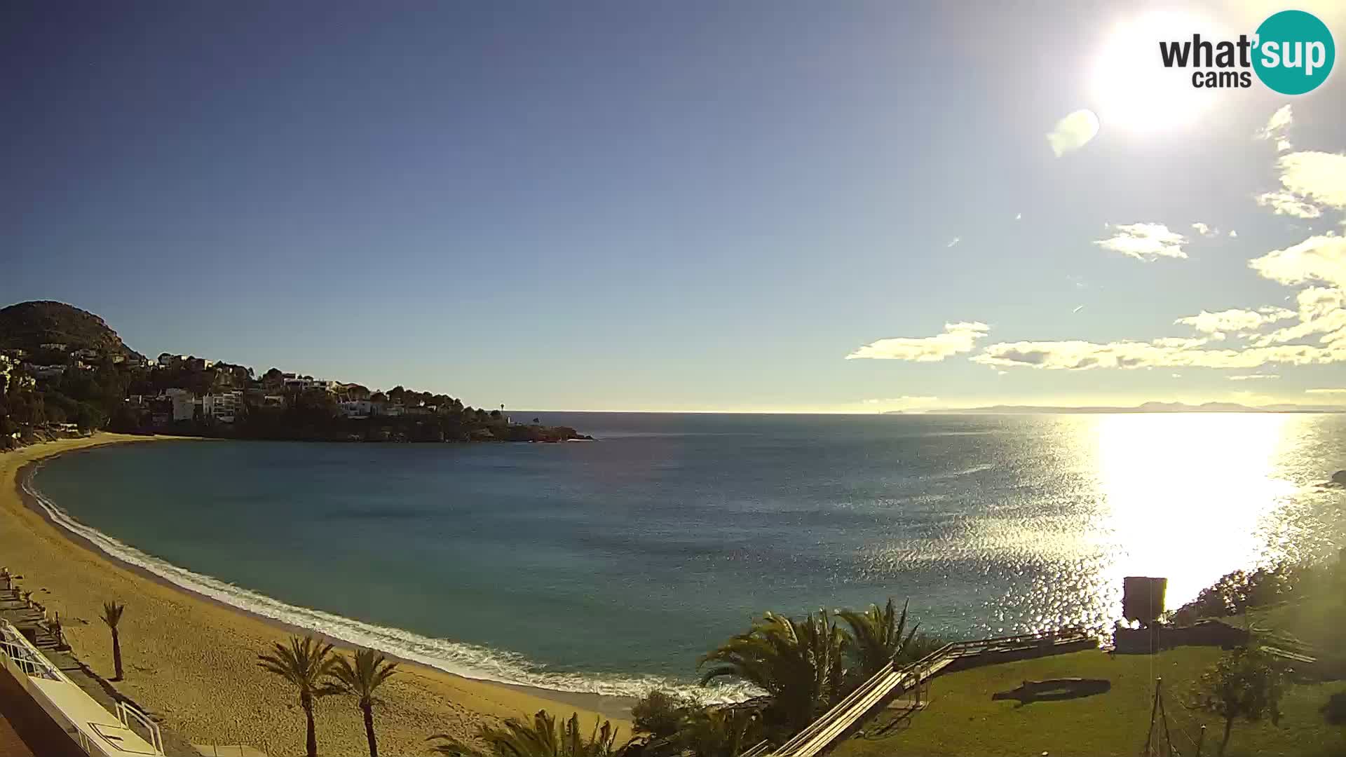 Platja de l’Almadrava Spiaggia Live Webcam Roses – Costa Brava – Spagna