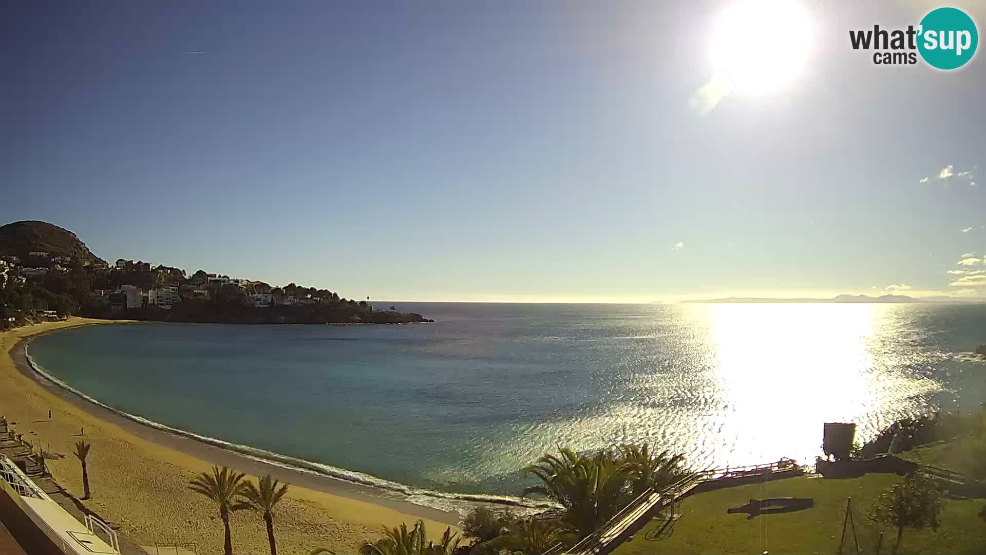 Plage de l’Almadrava Livecam Roses – Costa Brava – Espagne