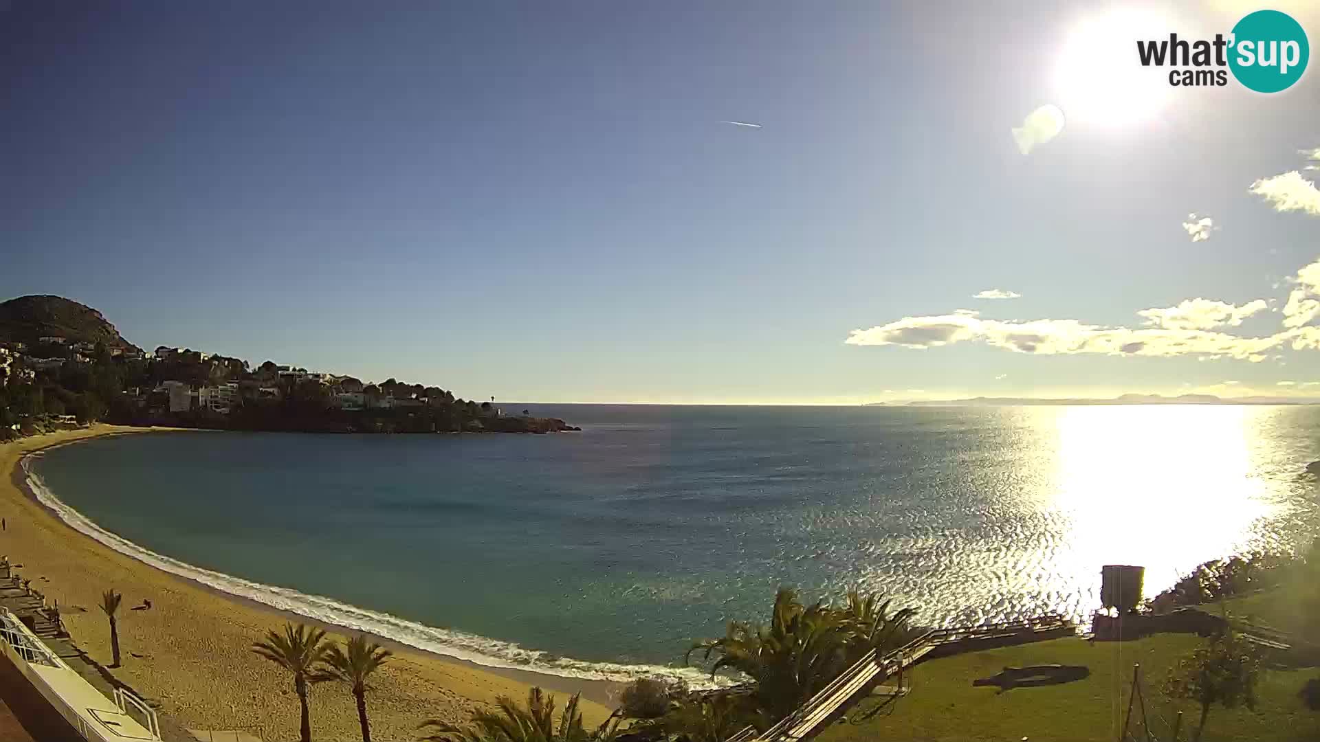 Platja de l’Almadrava beach Live Webcam Roses – Costa Brava – Spain