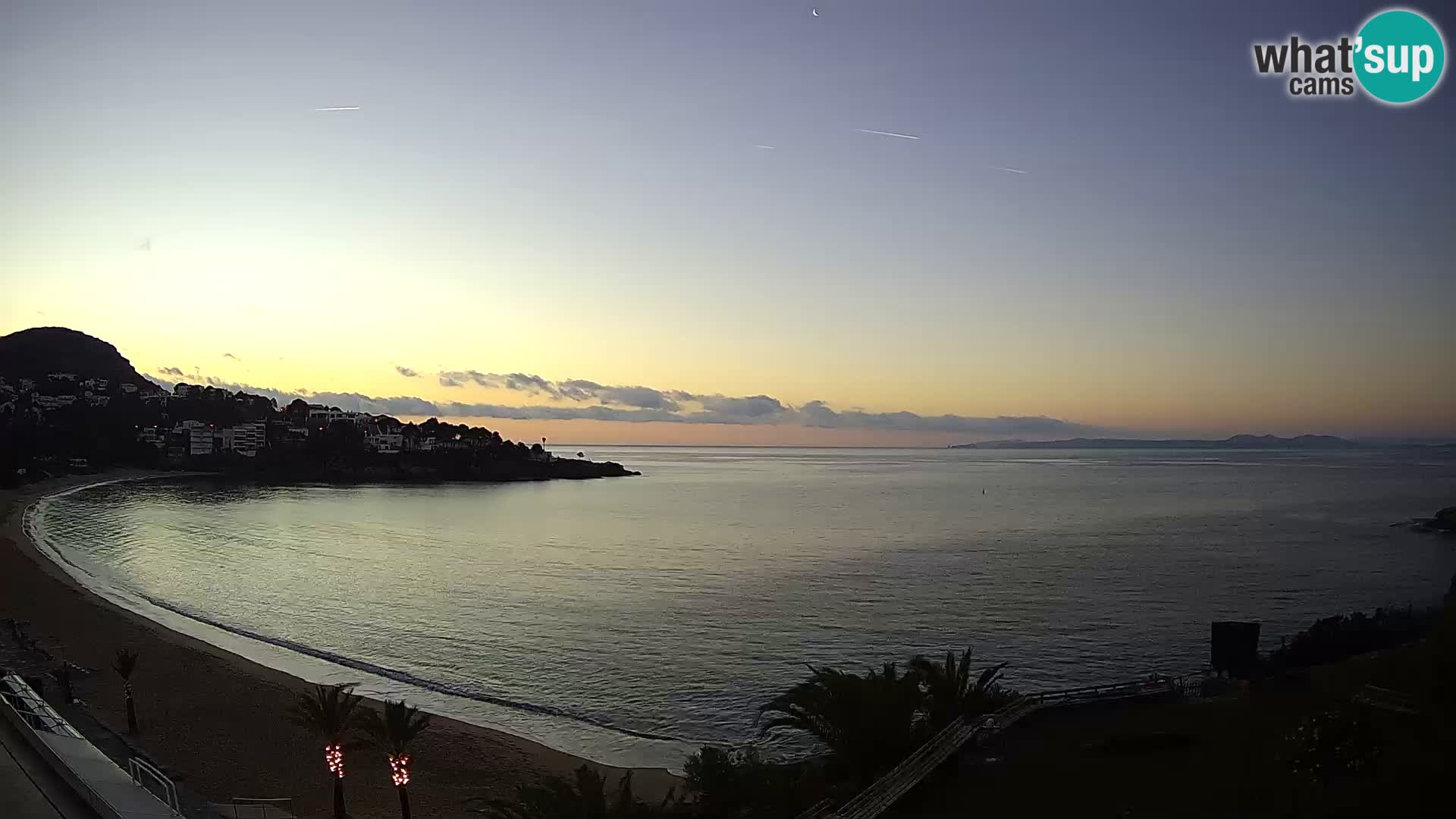 Plaža de l’Almadrava Spletna kamera Roses – Costa Brava – Španija