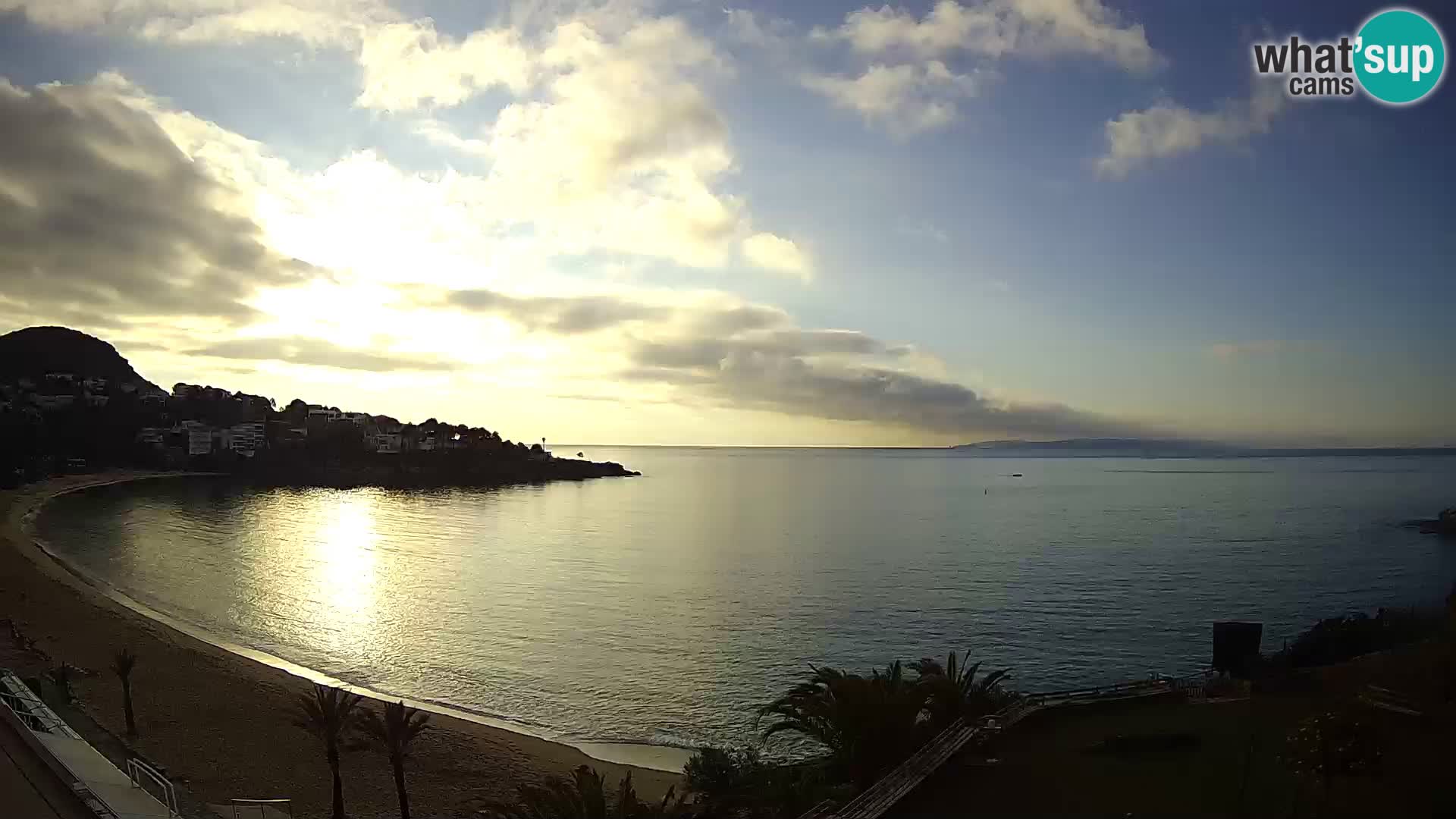 Platja de l’Almadrava Strand Webcam Roses – Costa Brava – Spanien