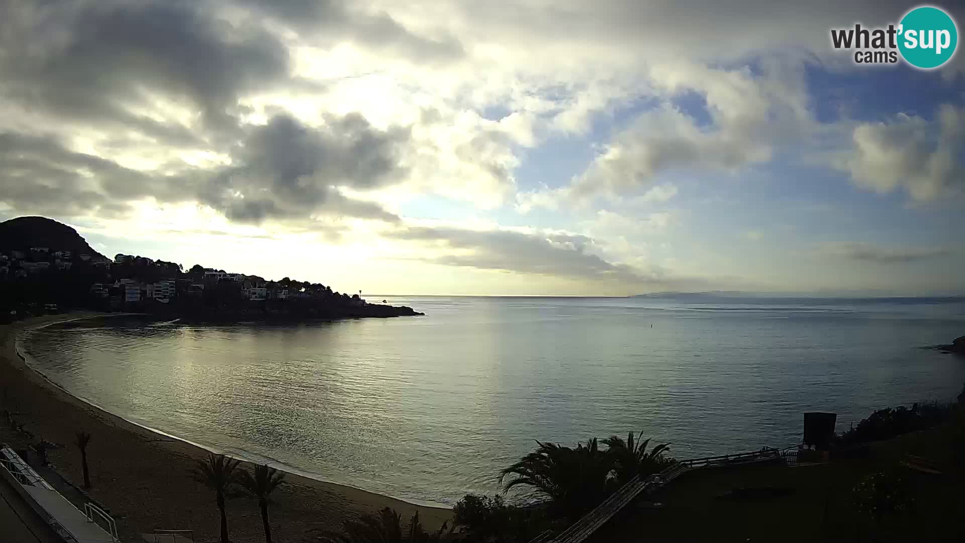 Plage de l’Almadrava Livecam Roses – Costa Brava – Espagne