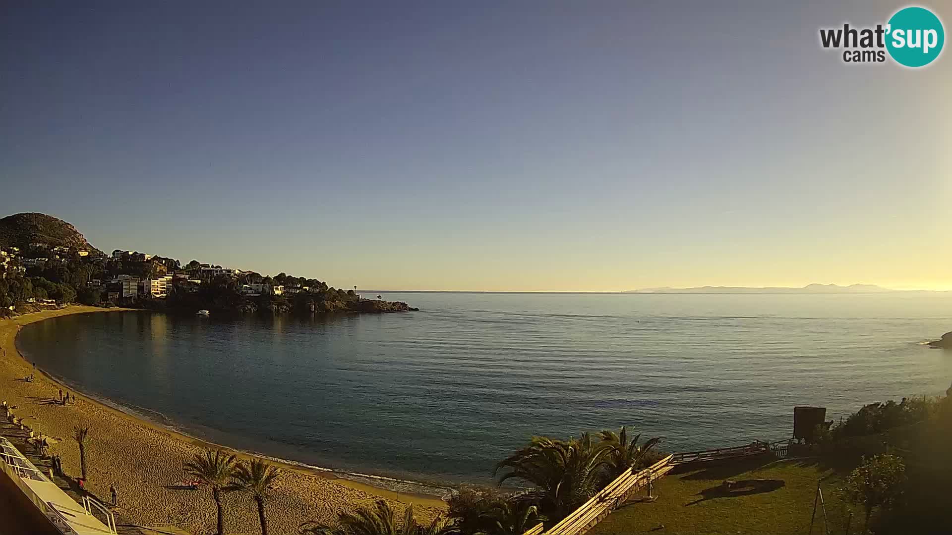 Platja de l’Almadrava Strand Webcam Roses – Costa Brava – Spanien