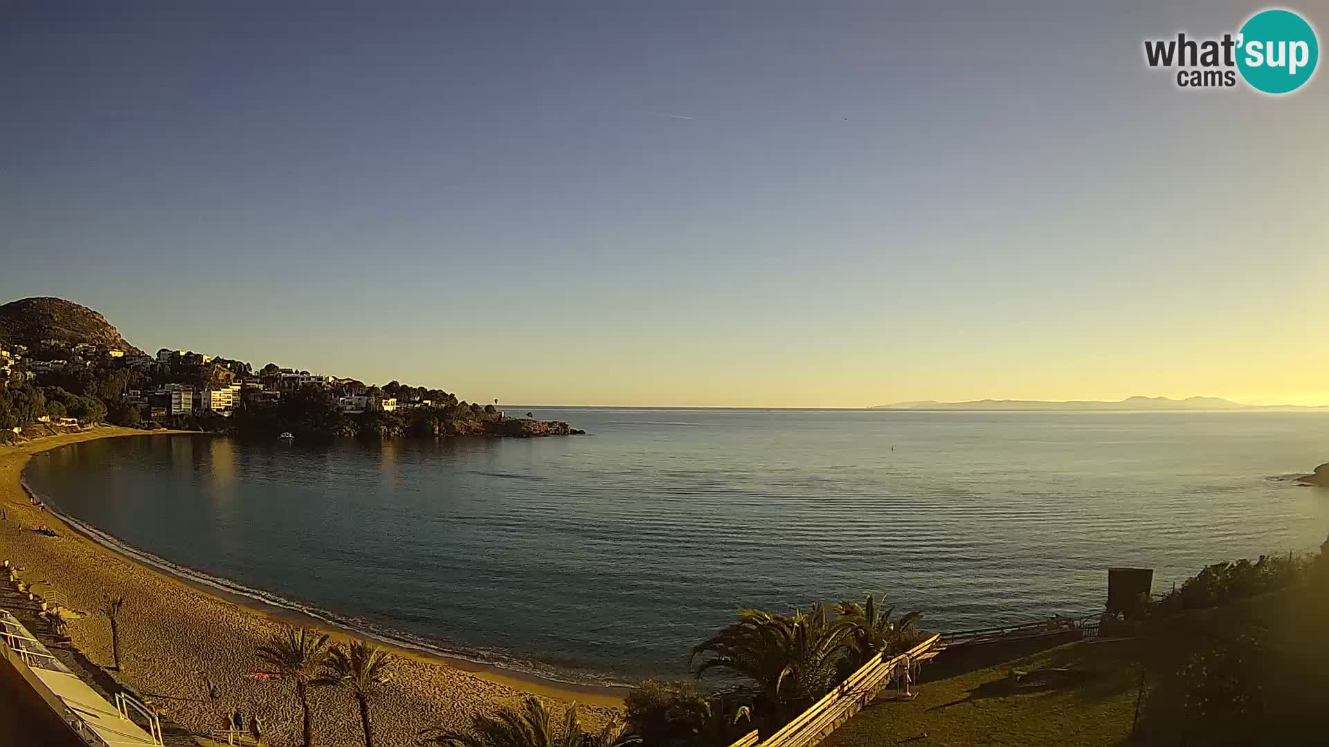 Platja de l’Almadrava beach Live Webcam Roses – Costa Brava – Spain