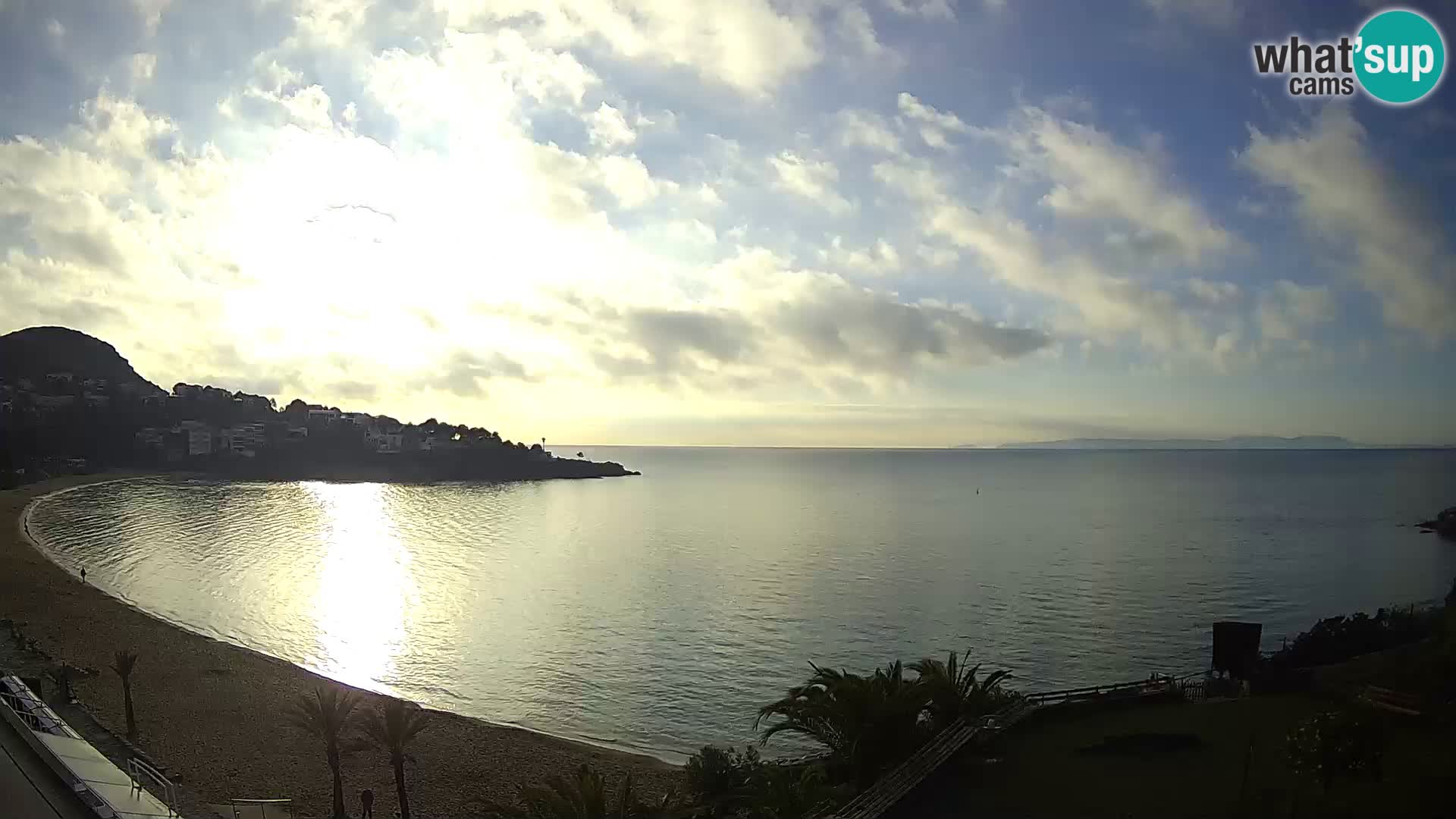 Platja de l’Almadrava Strand Webcam Roses – Costa Brava – Spanien