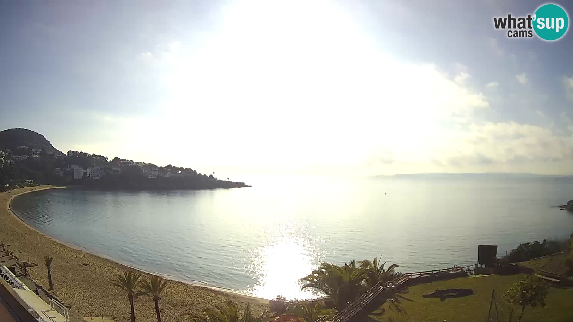 Plaža de l’Almadrava Spletna kamera Roses – Costa Brava – Španija