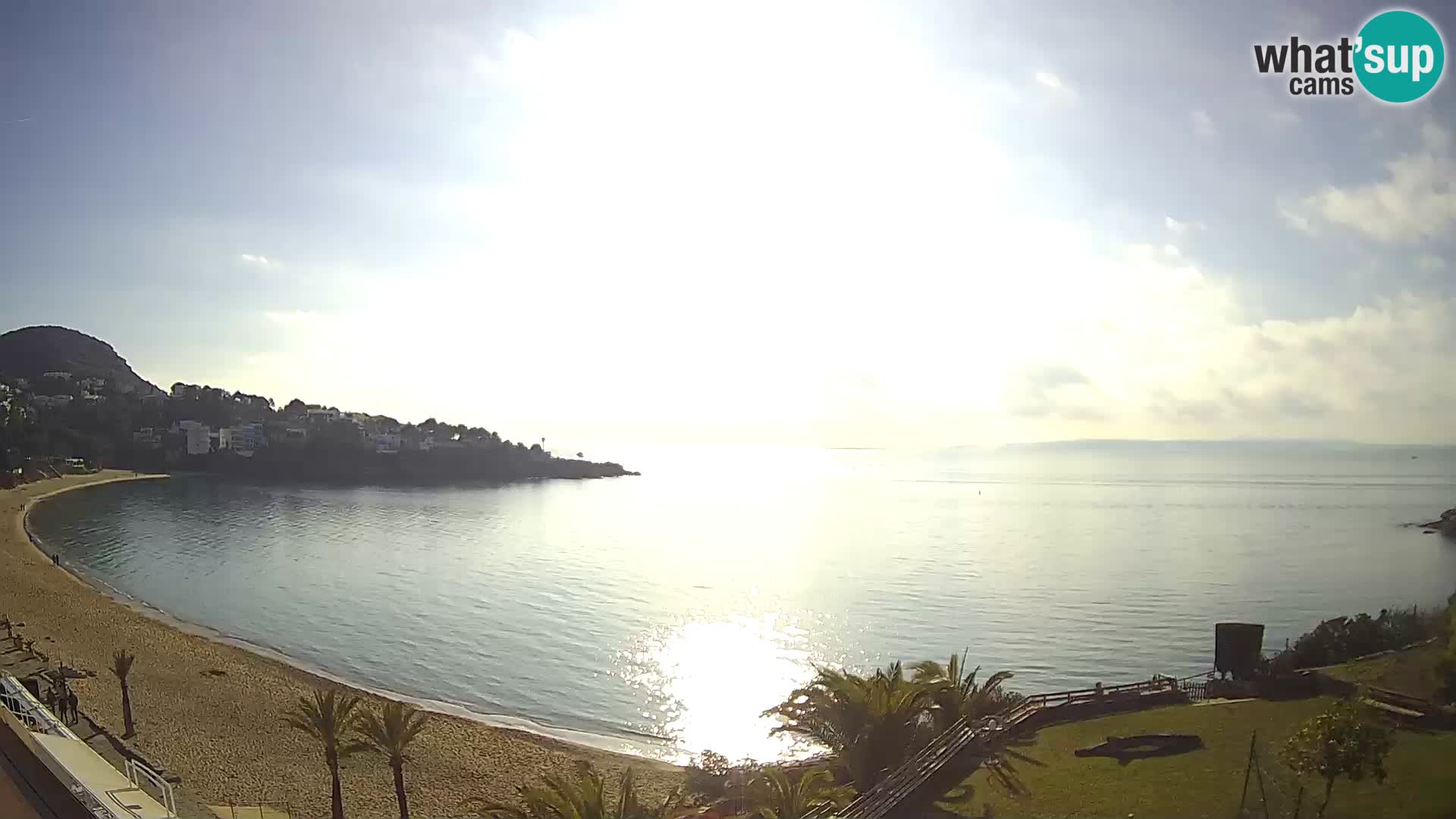 Playa de l’Almadrava camera en vivo Roses – Costa Brava – Espana