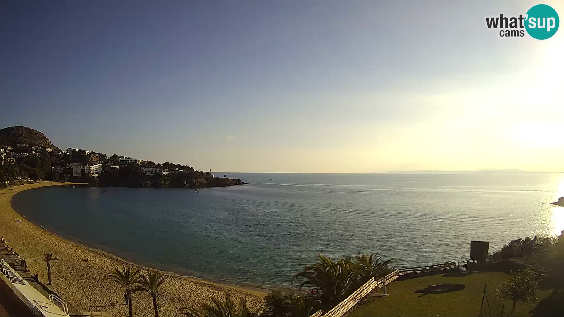 Plage de l’Almadrava Livecam Roses – Costa Brava – Espagne