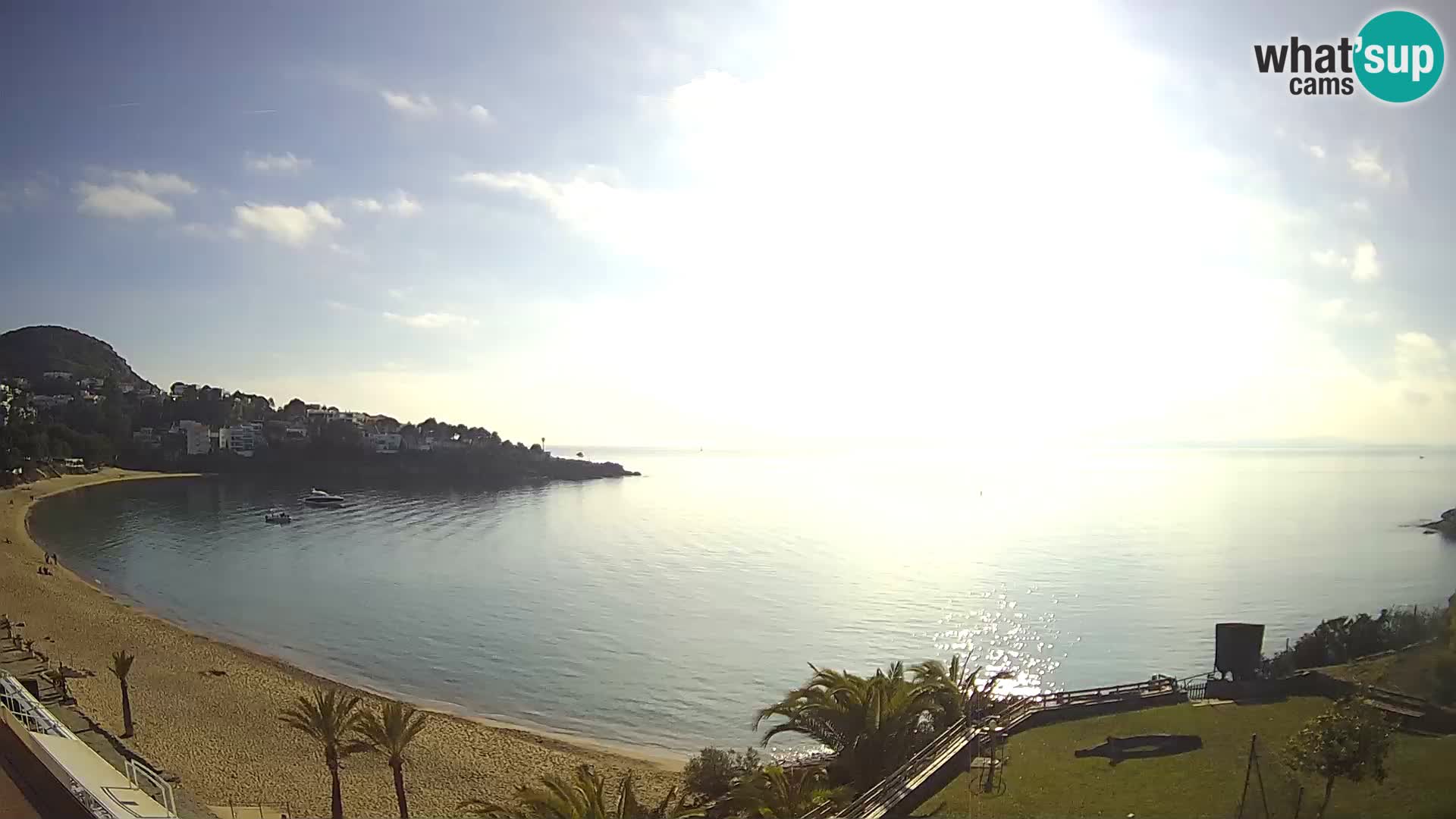 Playa de l’Almadrava camera en vivo Roses – Costa Brava – Espana