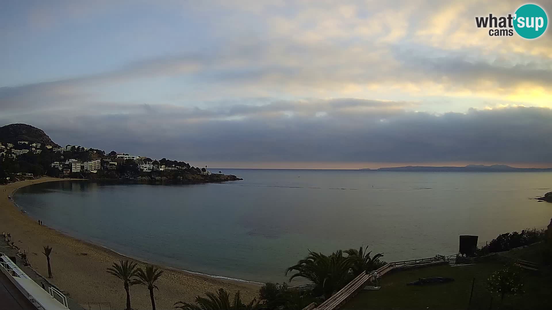 Plage de l’Almadrava Livecam Roses – Costa Brava – Espagne