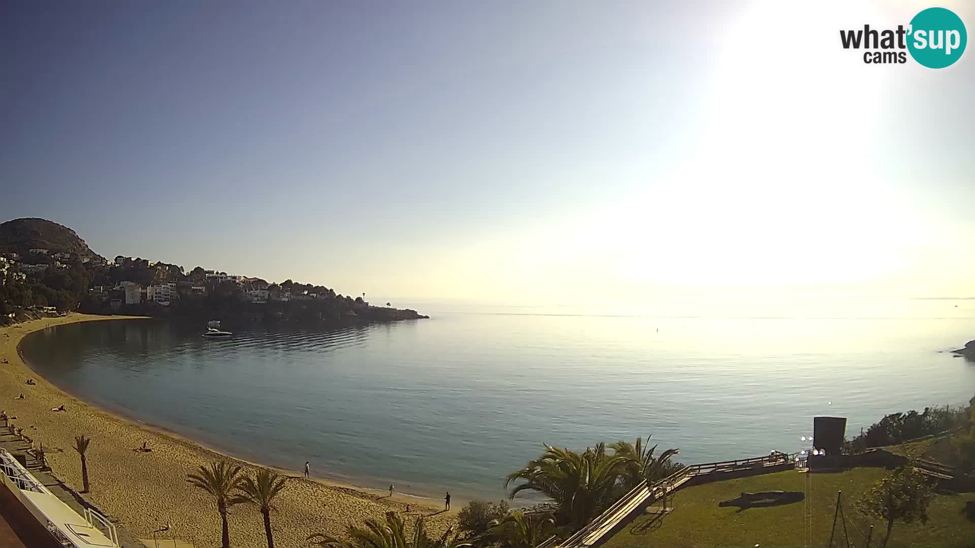 Plage de l’Almadrava Livecam Roses – Costa Brava – Espagne