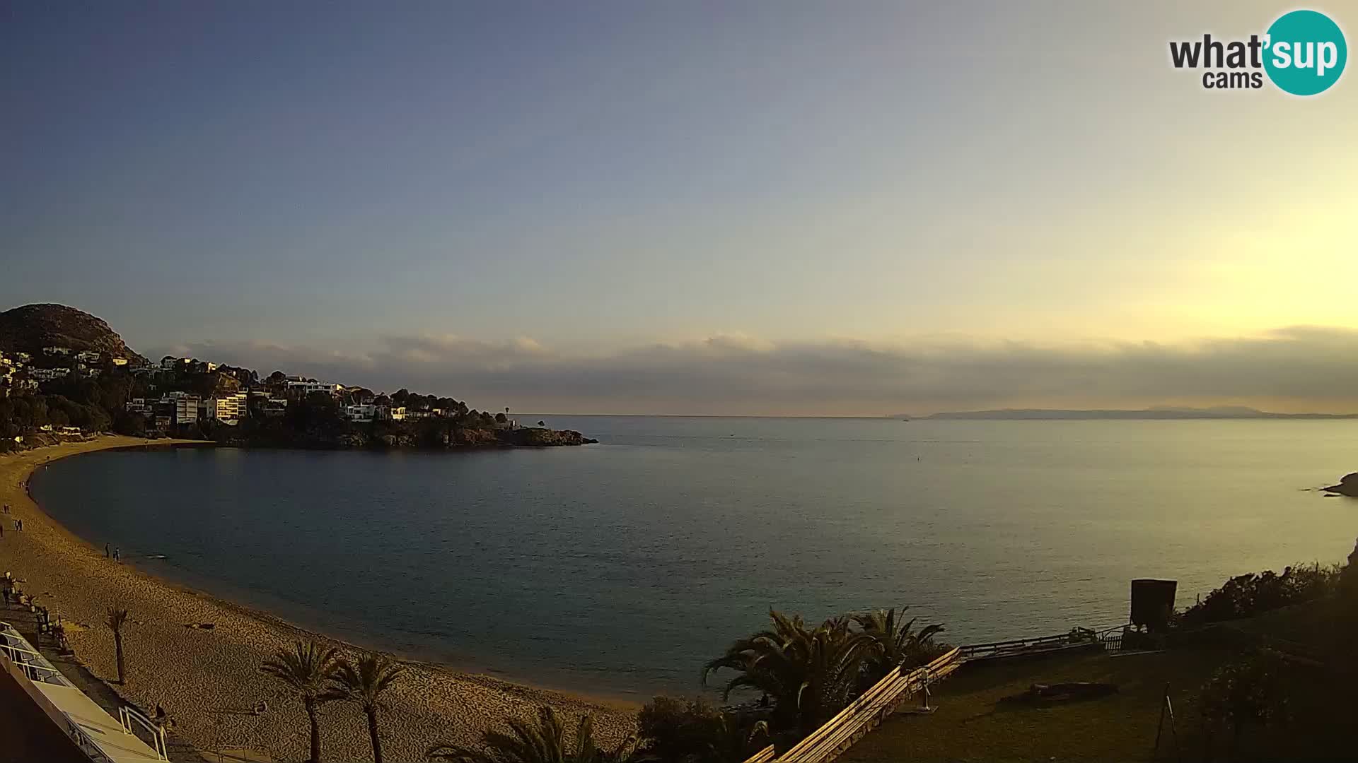 Playa de l’Almadrava camera en vivo Roses – Costa Brava – Espana