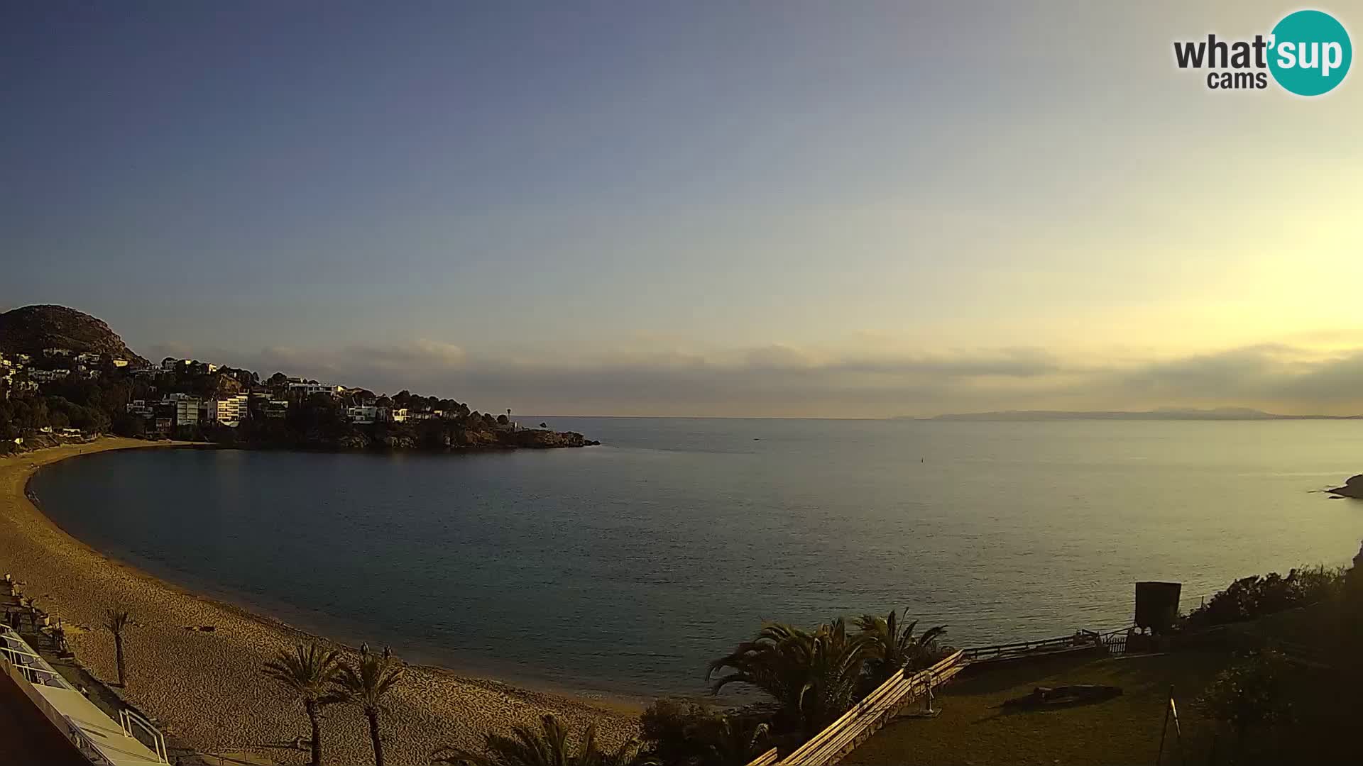 Playa de l’Almadrava camera en vivo Roses – Costa Brava – Espana