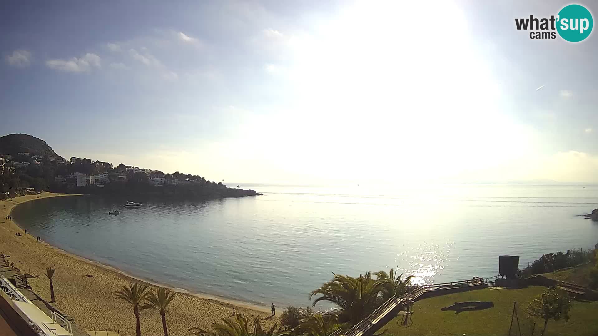 Plage de l’Almadrava Livecam Roses – Costa Brava – Espagne