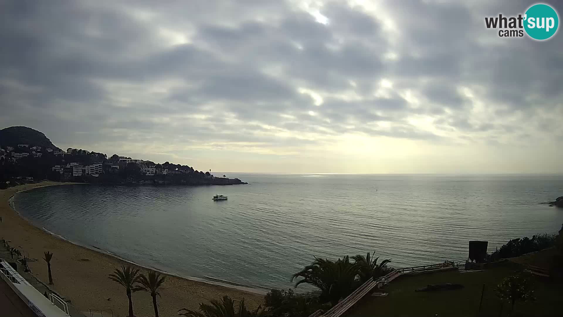 Playa de l’Almadrava camera en vivo Roses – Costa Brava – Espana