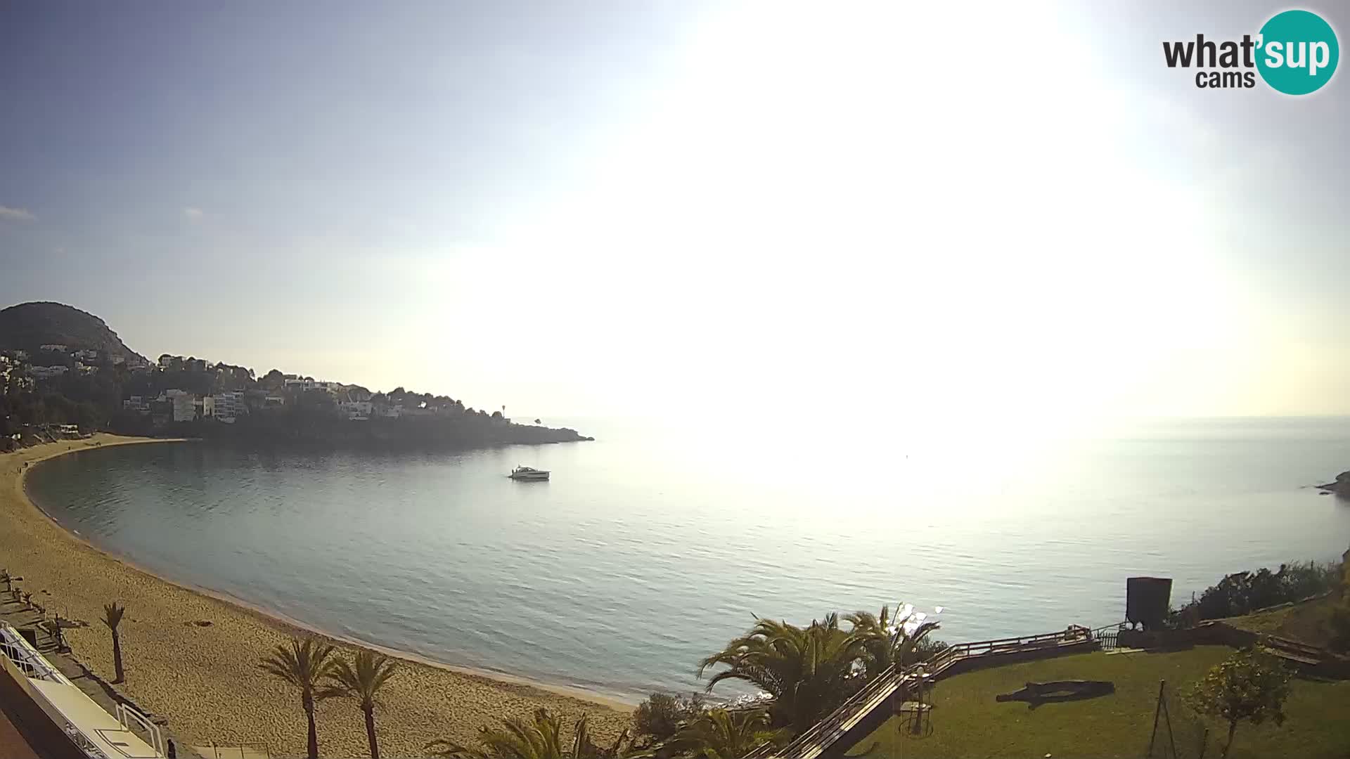 Playa de l’Almadrava camera en vivo Roses – Costa Brava – Espana