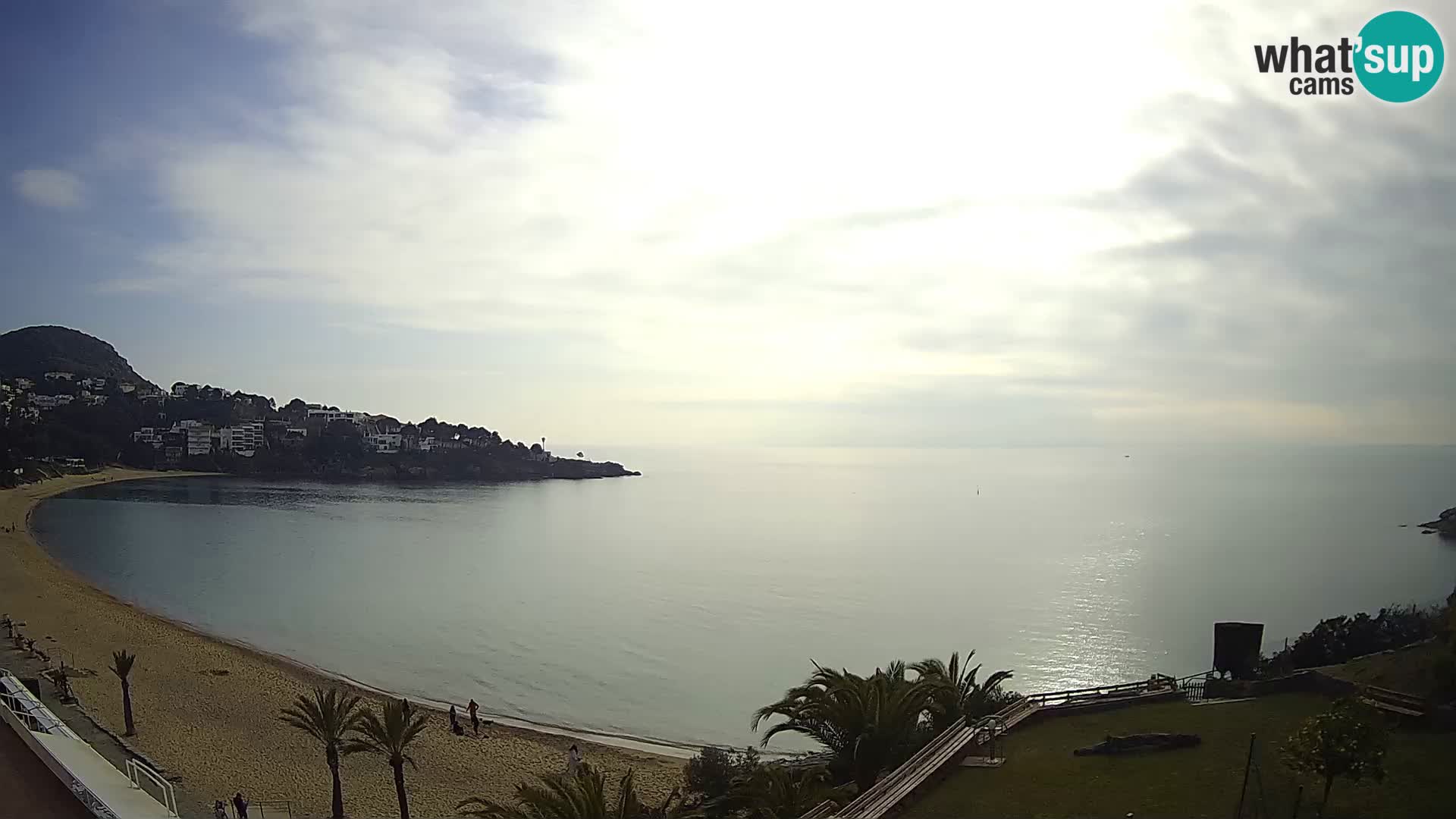 Playa de l’Almadrava camera en vivo Roses – Costa Brava – Espana