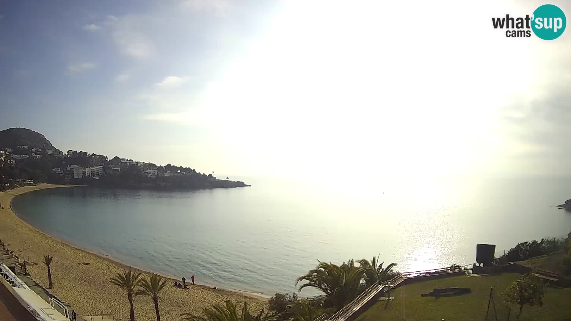 Platja de l’Almadrava Strand Webcam Roses – Costa Brava – Spanien