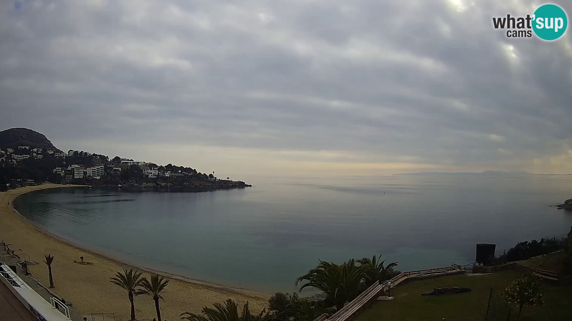 Plaža de l’Almadrava Spletna kamera Roses – Costa Brava – Španija