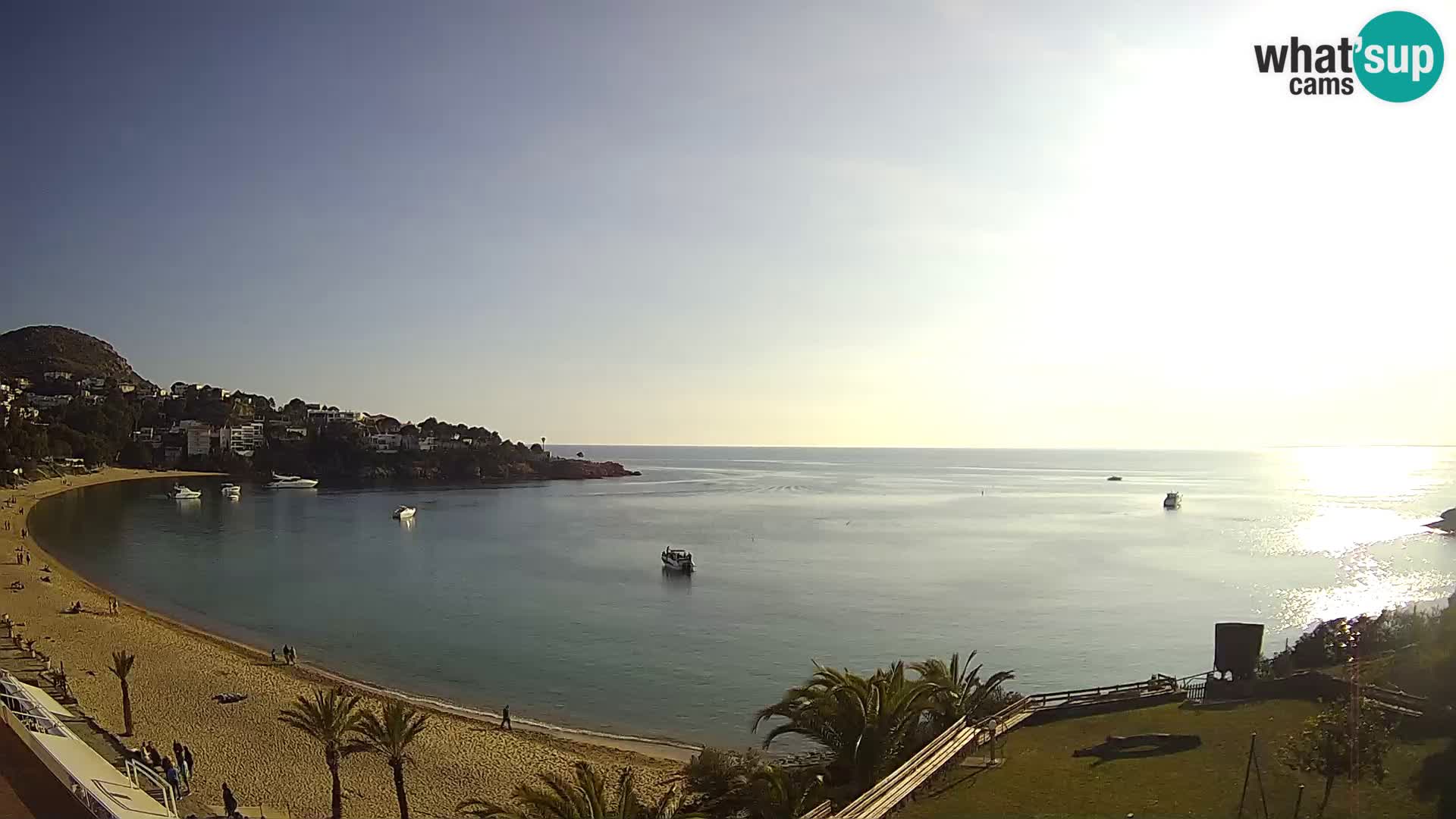 Plage de l’Almadrava Livecam Roses – Costa Brava – Espagne