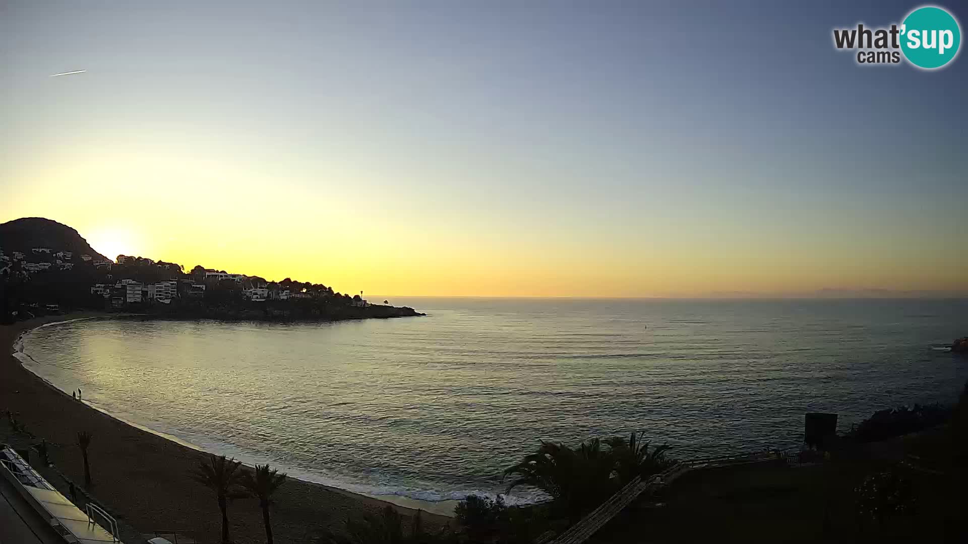 Playa de l’Almadrava camera en vivo Roses – Costa Brava – Espana