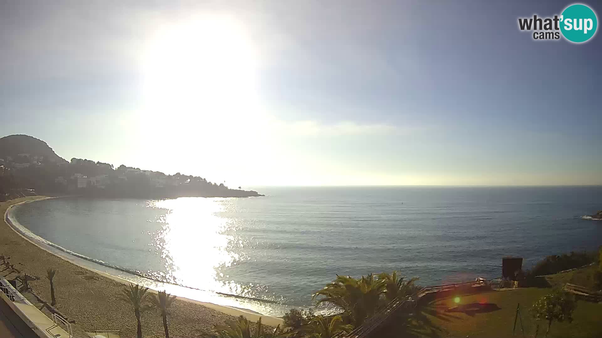 Playa de l’Almadrava camera en vivo Roses – Costa Brava – Espana