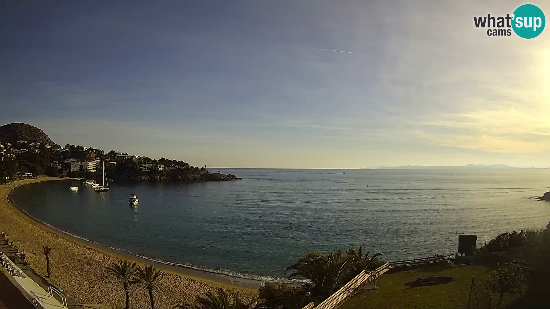 Playa de l’Almadrava camera en vivo Roses – Costa Brava – Espana