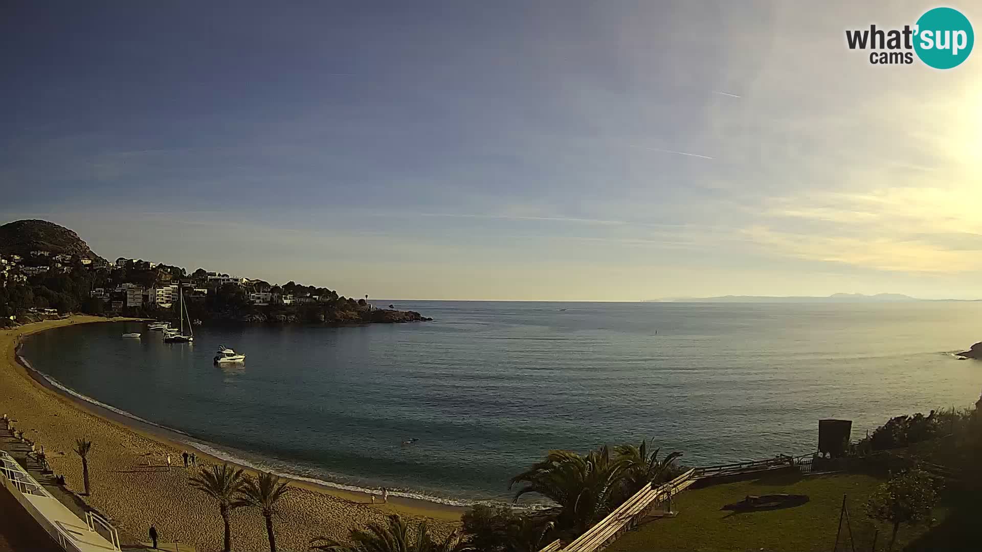 Platja de l’Almadrava Strand Webcam Roses – Costa Brava – Spanien