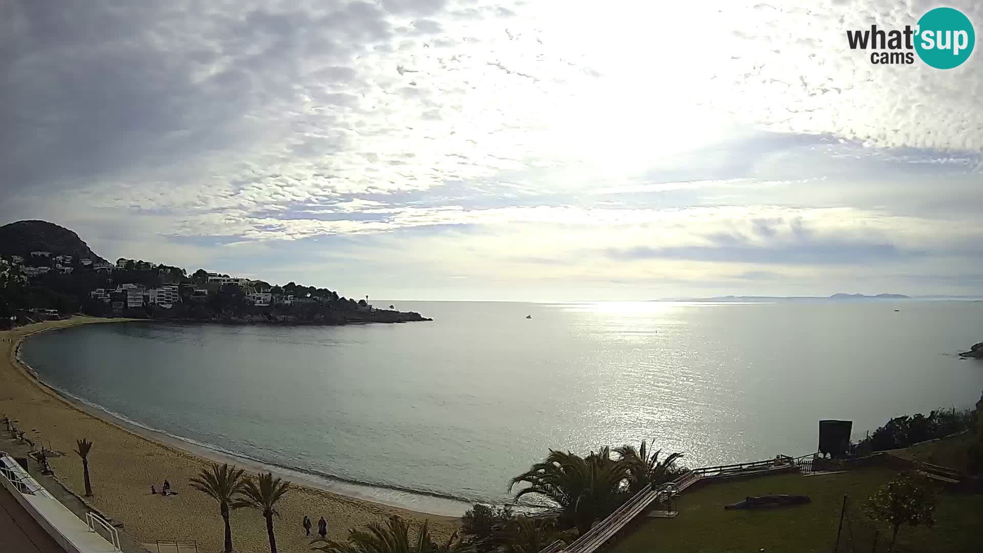 Plage de l’Almadrava Livecam Roses – Costa Brava – Espagne