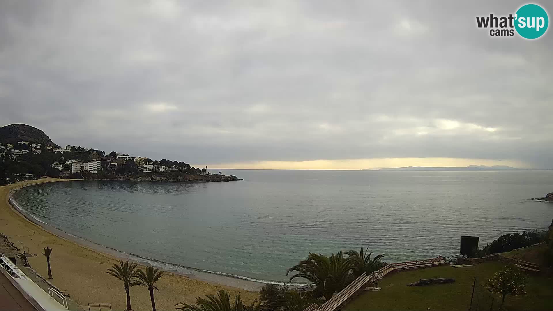 Plage de l’Almadrava Livecam Roses – Costa Brava – Espagne