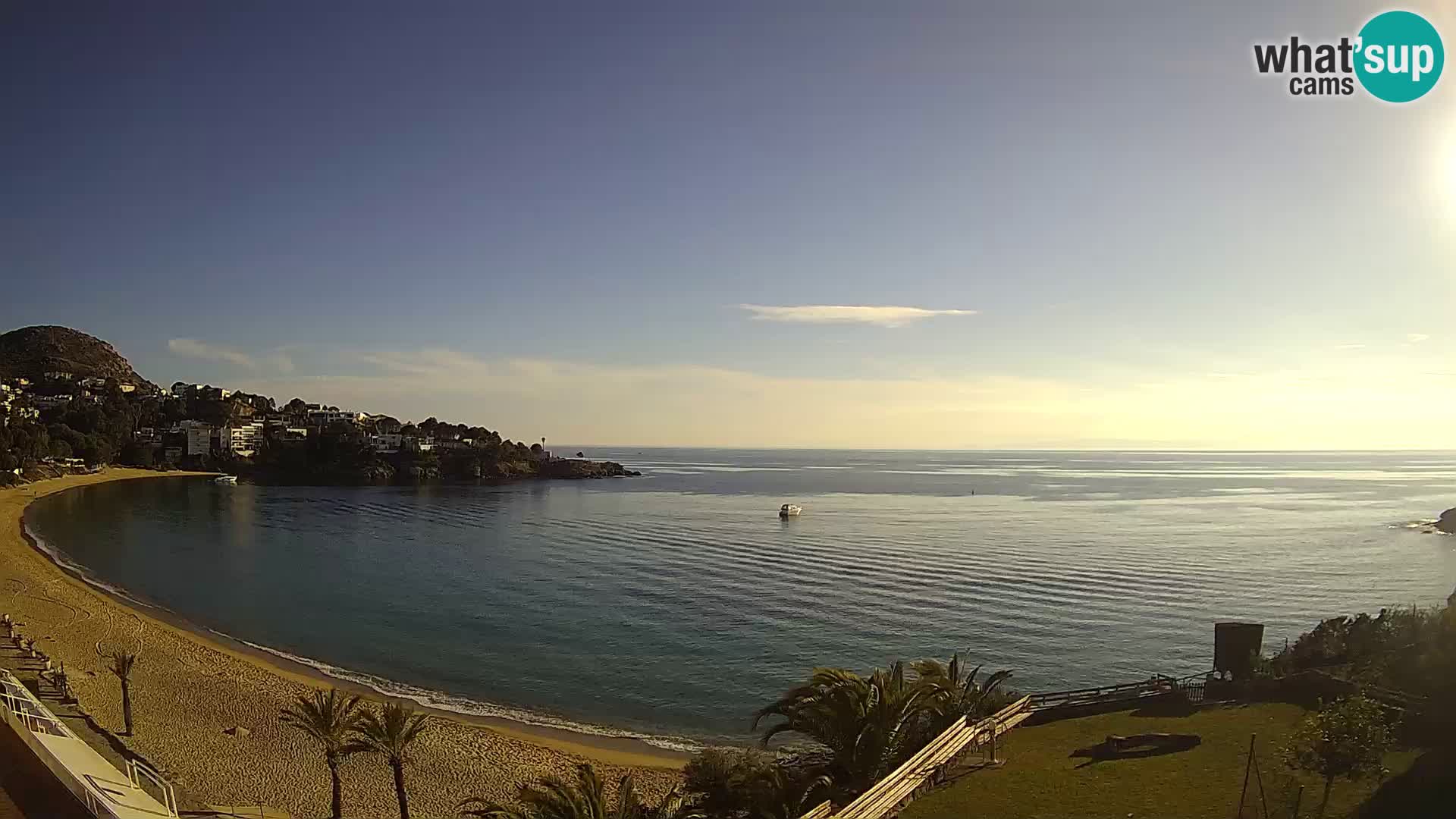 Plage de l’Almadrava Livecam Roses – Costa Brava – Espagne