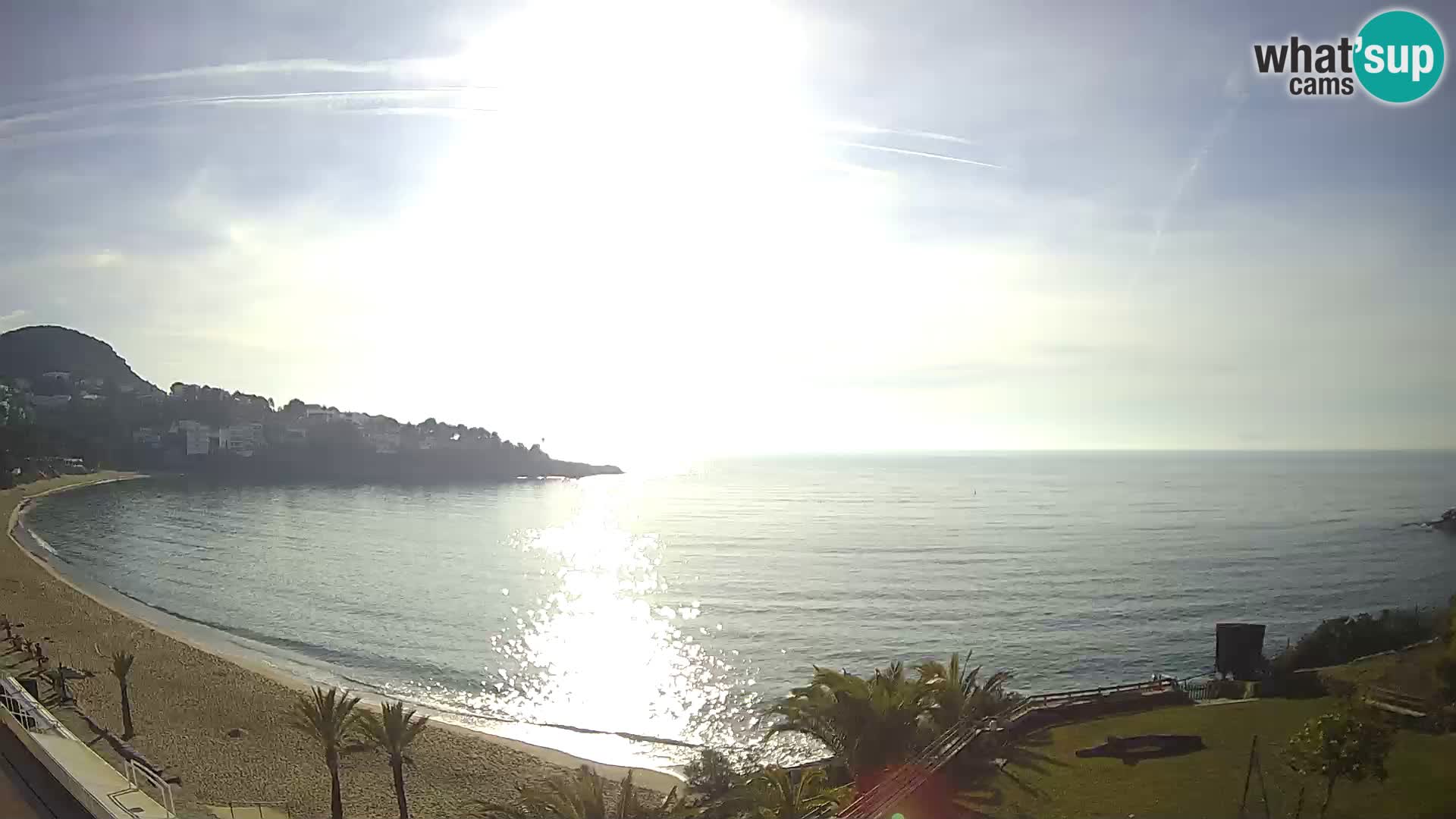 Playa de l’Almadrava camera en vivo Roses – Costa Brava – Espana