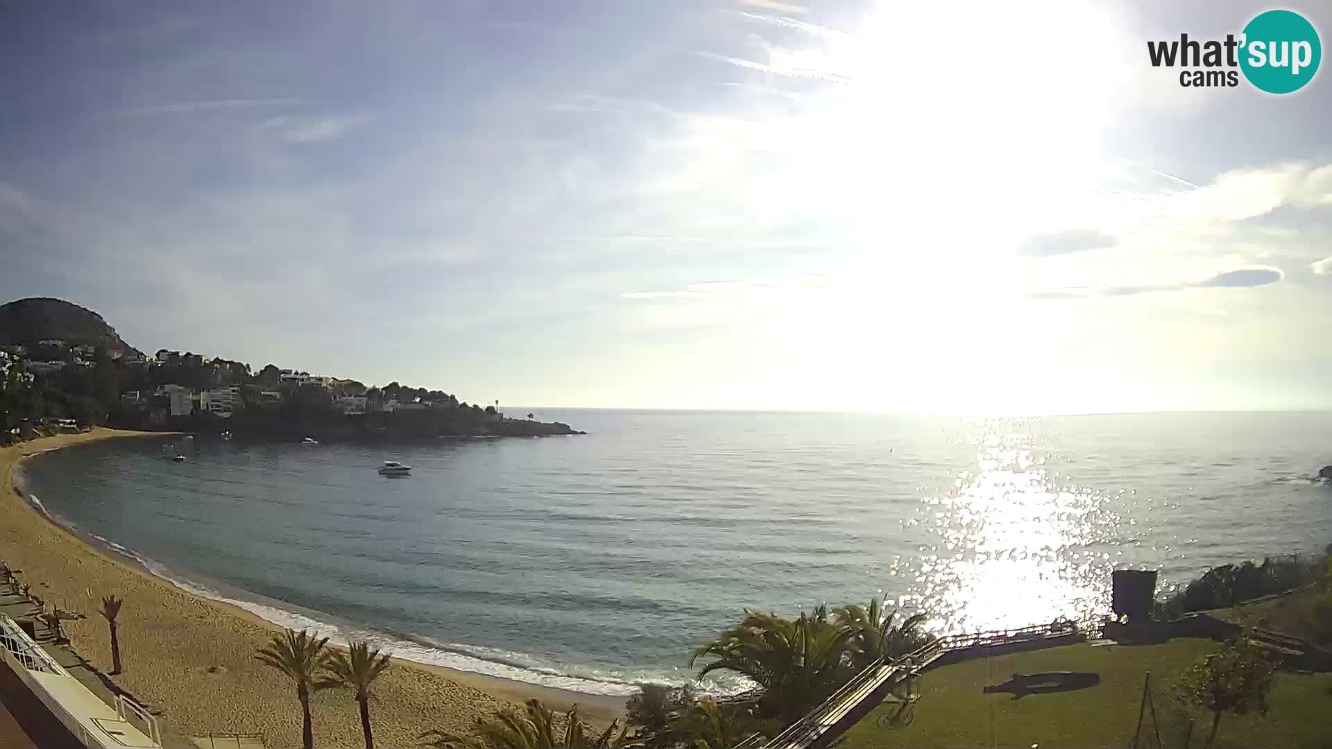 Platja de l’Almadrava beach Live Webcam Roses – Costa Brava – Spain