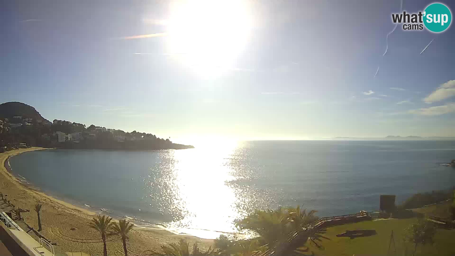 Plage de l’Almadrava Livecam Roses – Costa Brava – Espagne