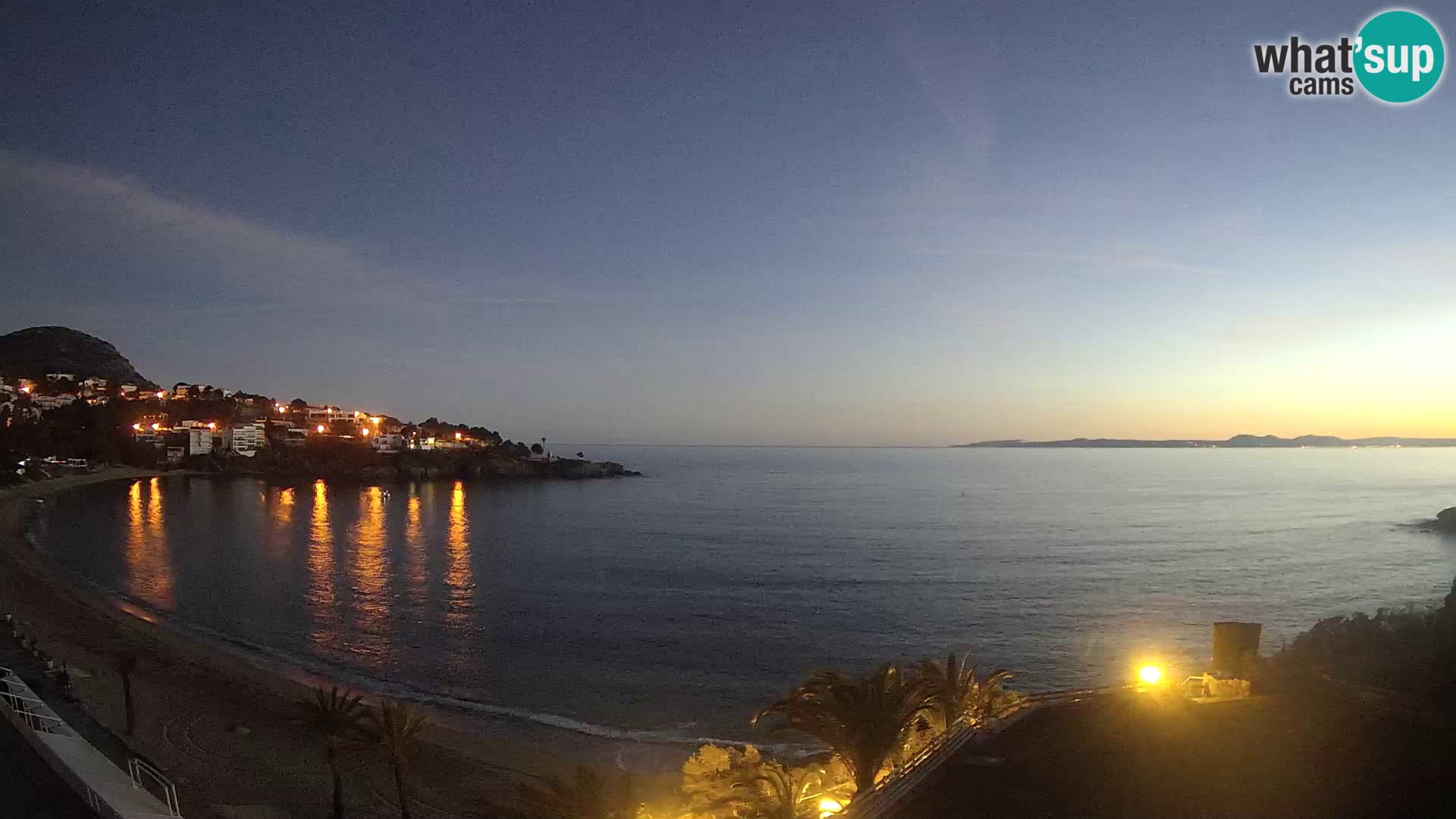 Plage de l’Almadrava Livecam Roses – Costa Brava – Espagne