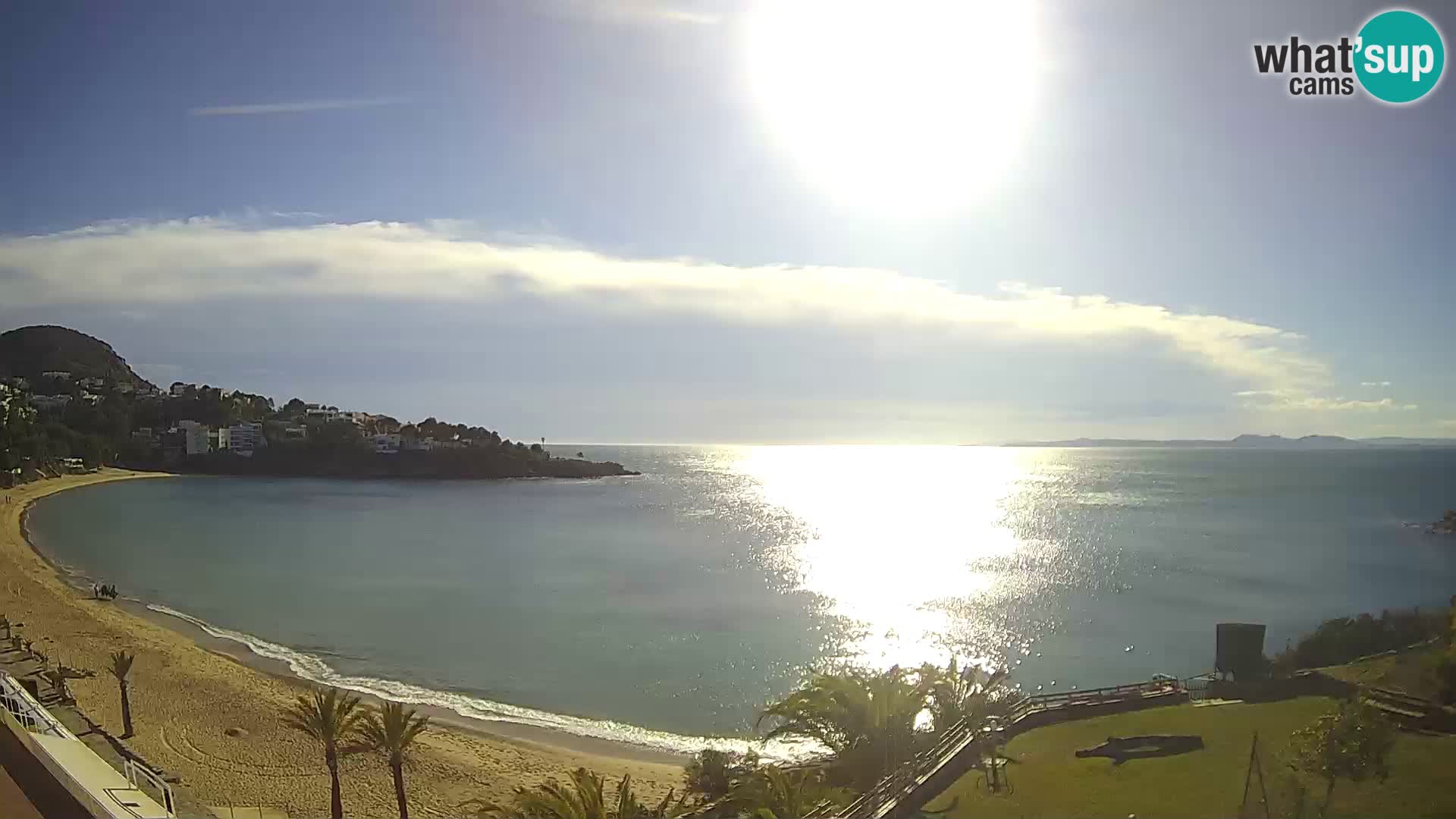 Playa de l’Almadrava camera en vivo Roses – Costa Brava – Espana