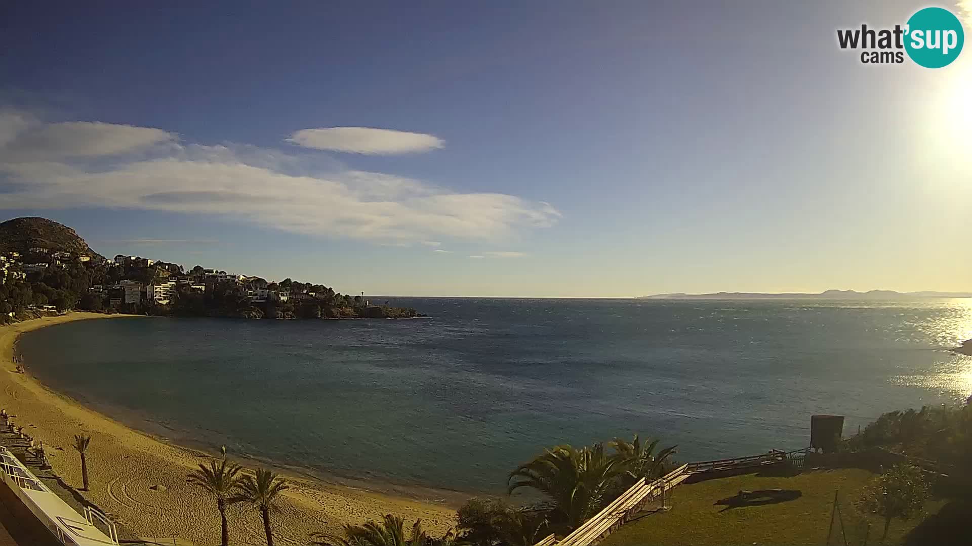 Plage de l’Almadrava Livecam Roses – Costa Brava – Espagne